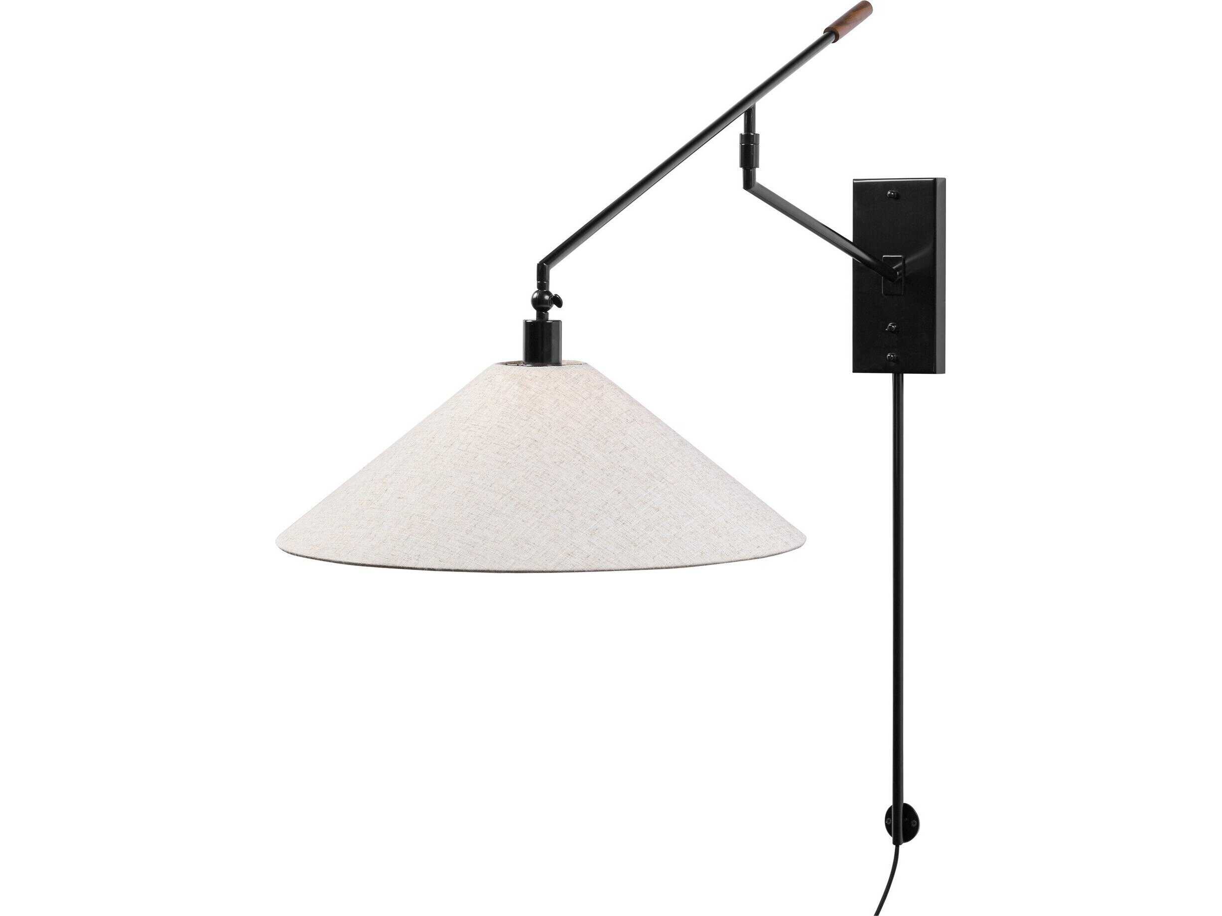 Four Hands Hassell Black Wall Sconce