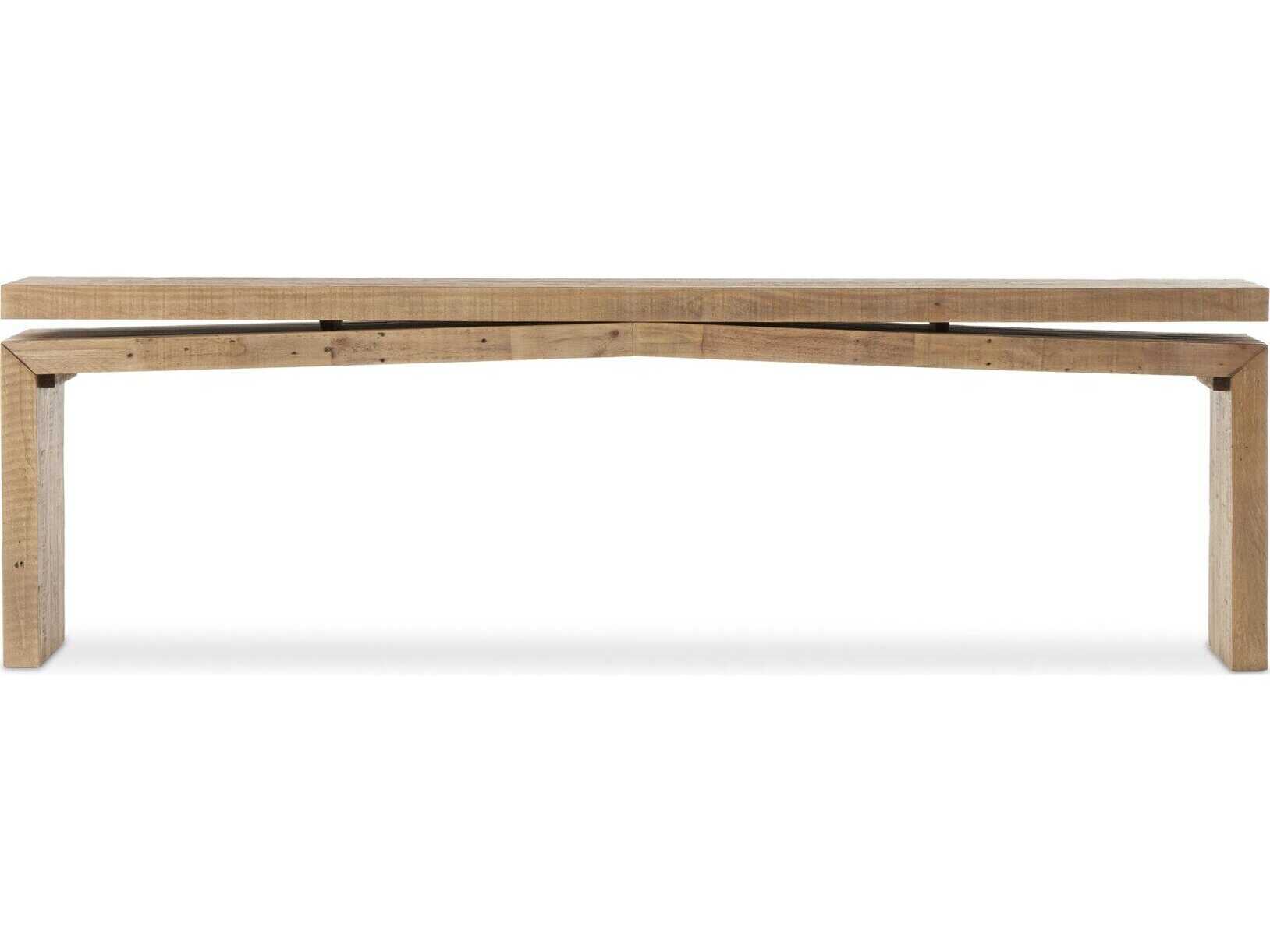 Four Hands Haiden Matthes Sierra Rustic Natural Console Table 94"