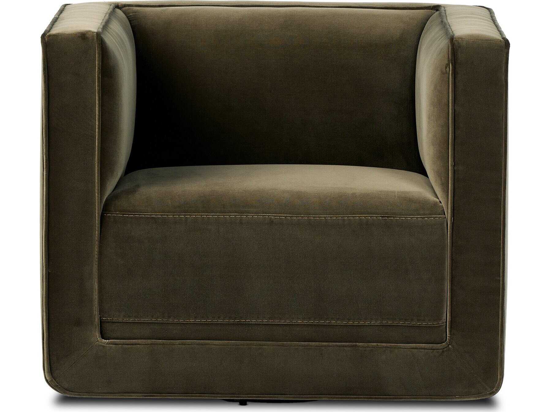 Four Hands Centrale Phillip Swivel Green Accent Chair