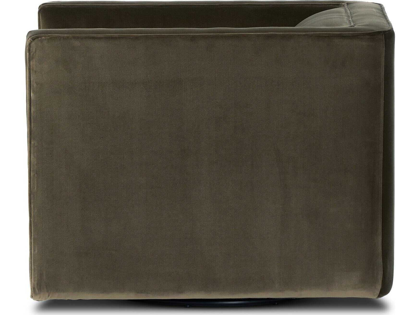 Four Hands Centrale Phillip Swivel Green Accent Chair