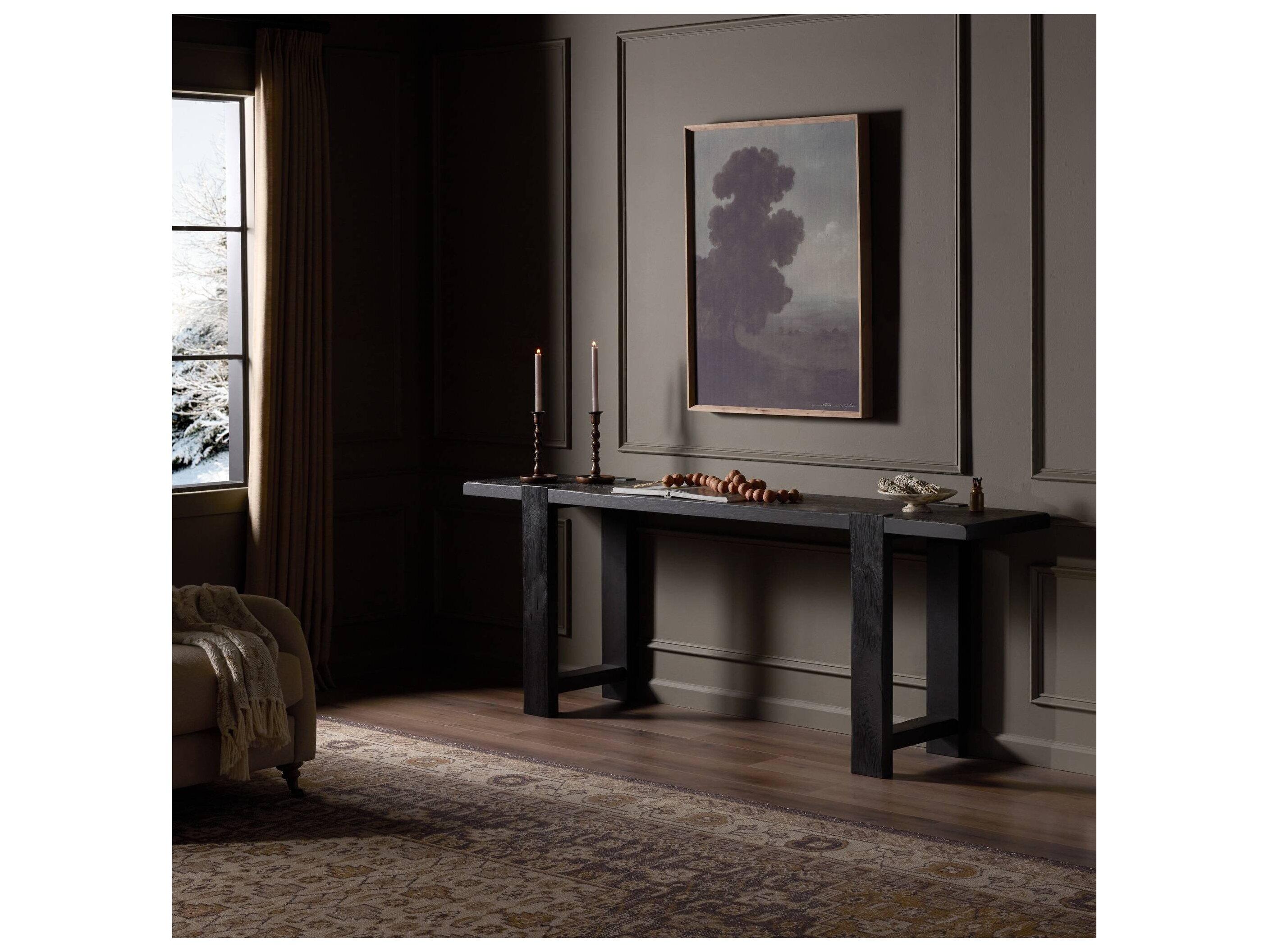 Four Hands Bristol Rectangular Wood Console Table