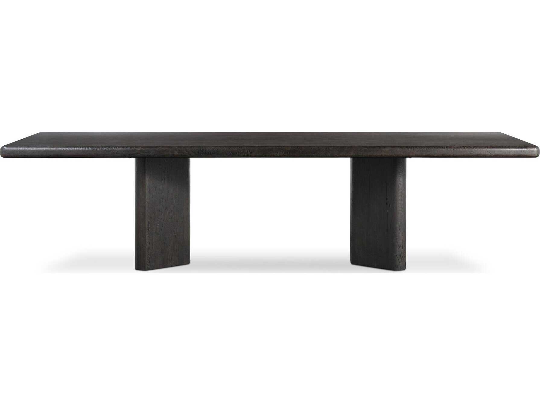 Four Hands Bina Castro Dark Espresso Reclaimed French Oak Dining Table 118"