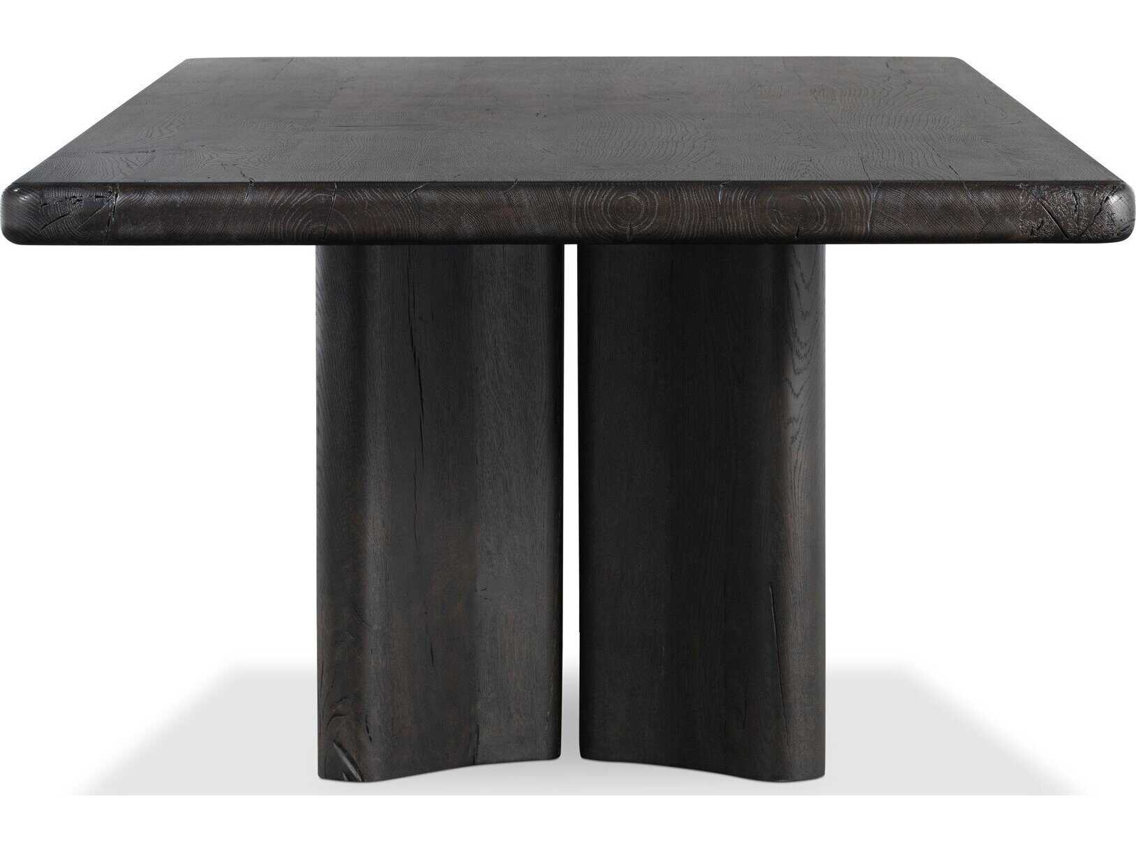 Four Hands Bina Castro Dark Espresso Reclaimed French Oak Dining Table 118"