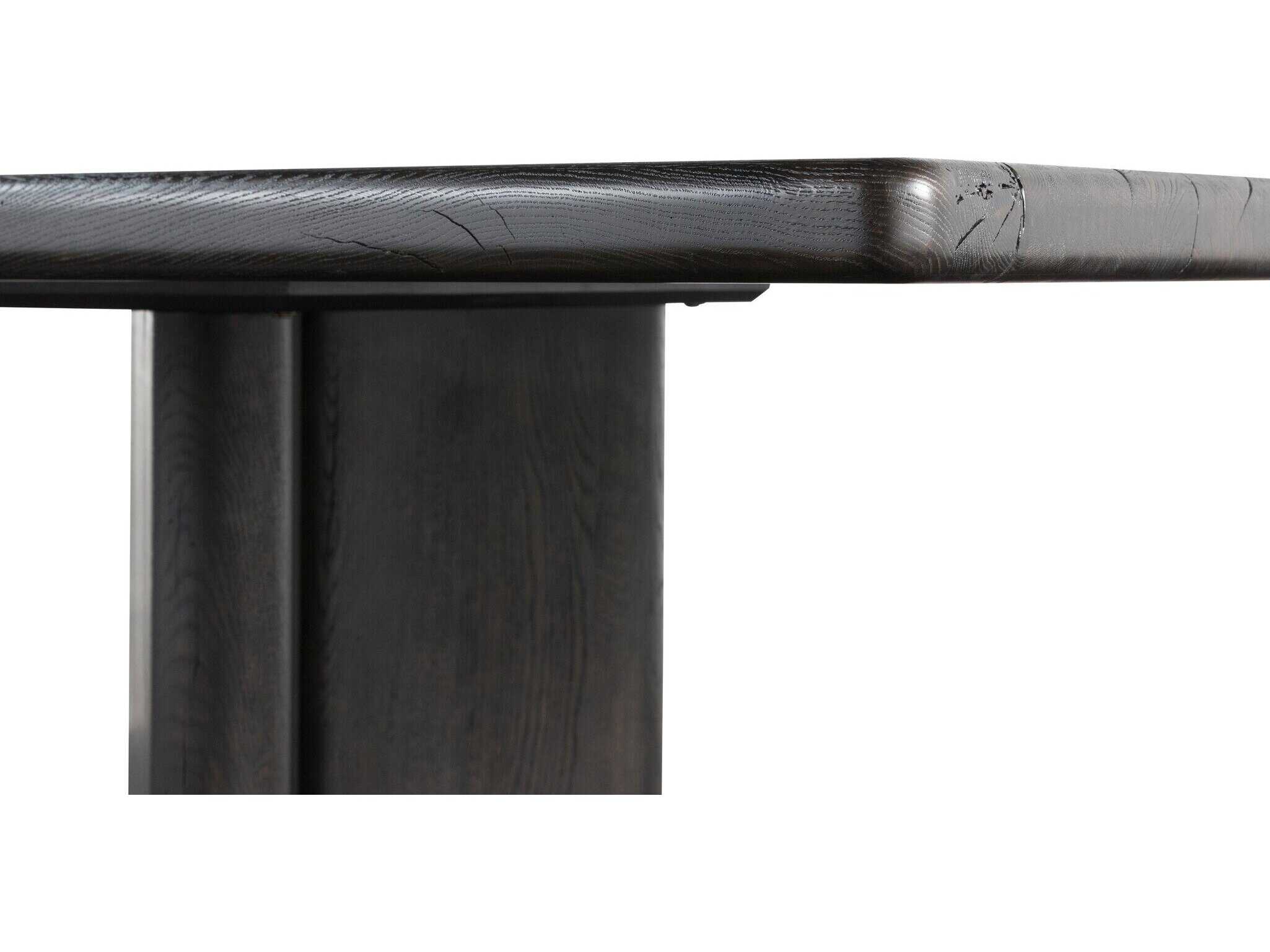 Four Hands Bina Castro Dark Espresso Reclaimed French Oak Dining Table 118"