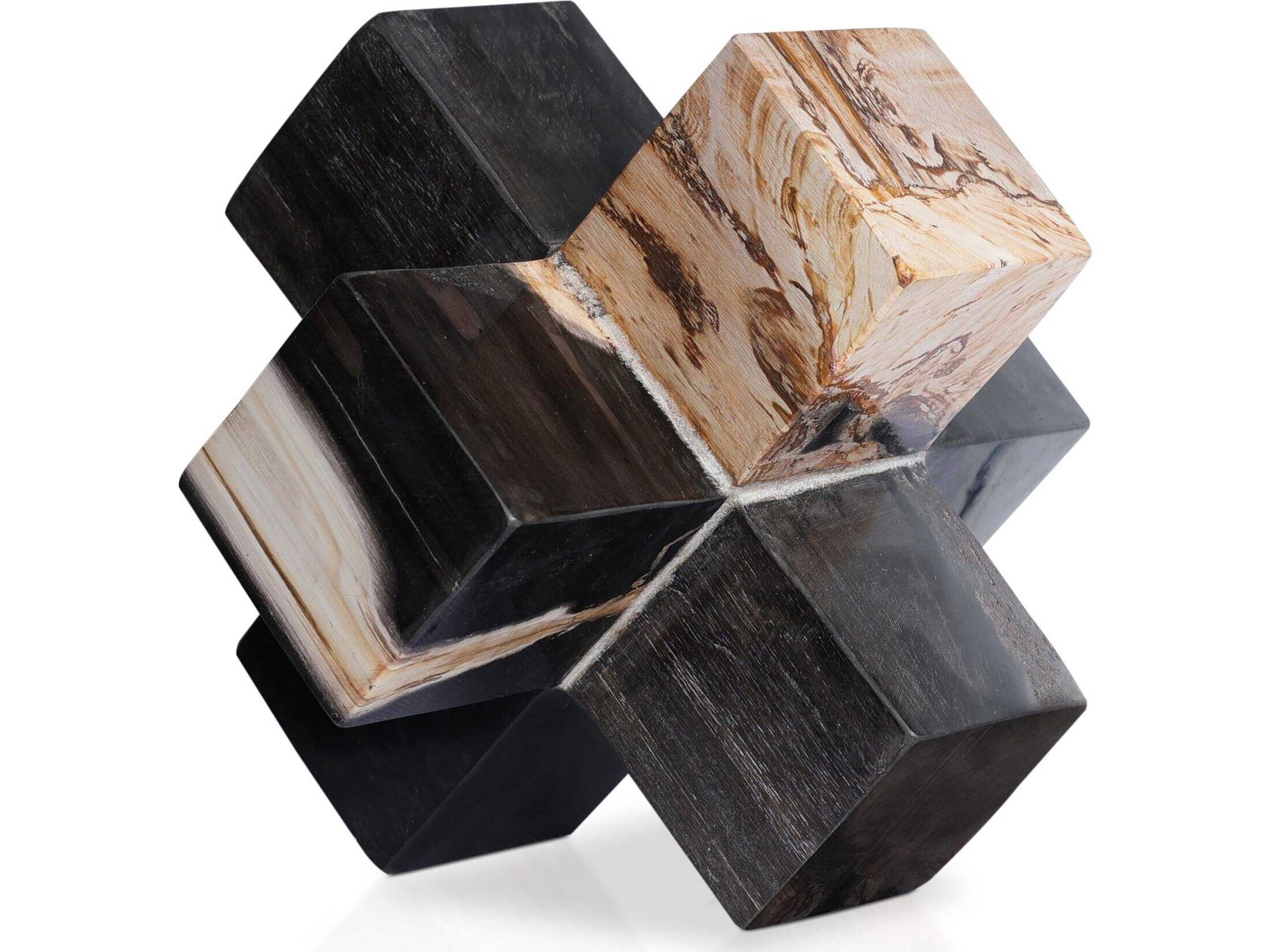 Four Hands Palu Petrified Dark Petrified Wood  Jack