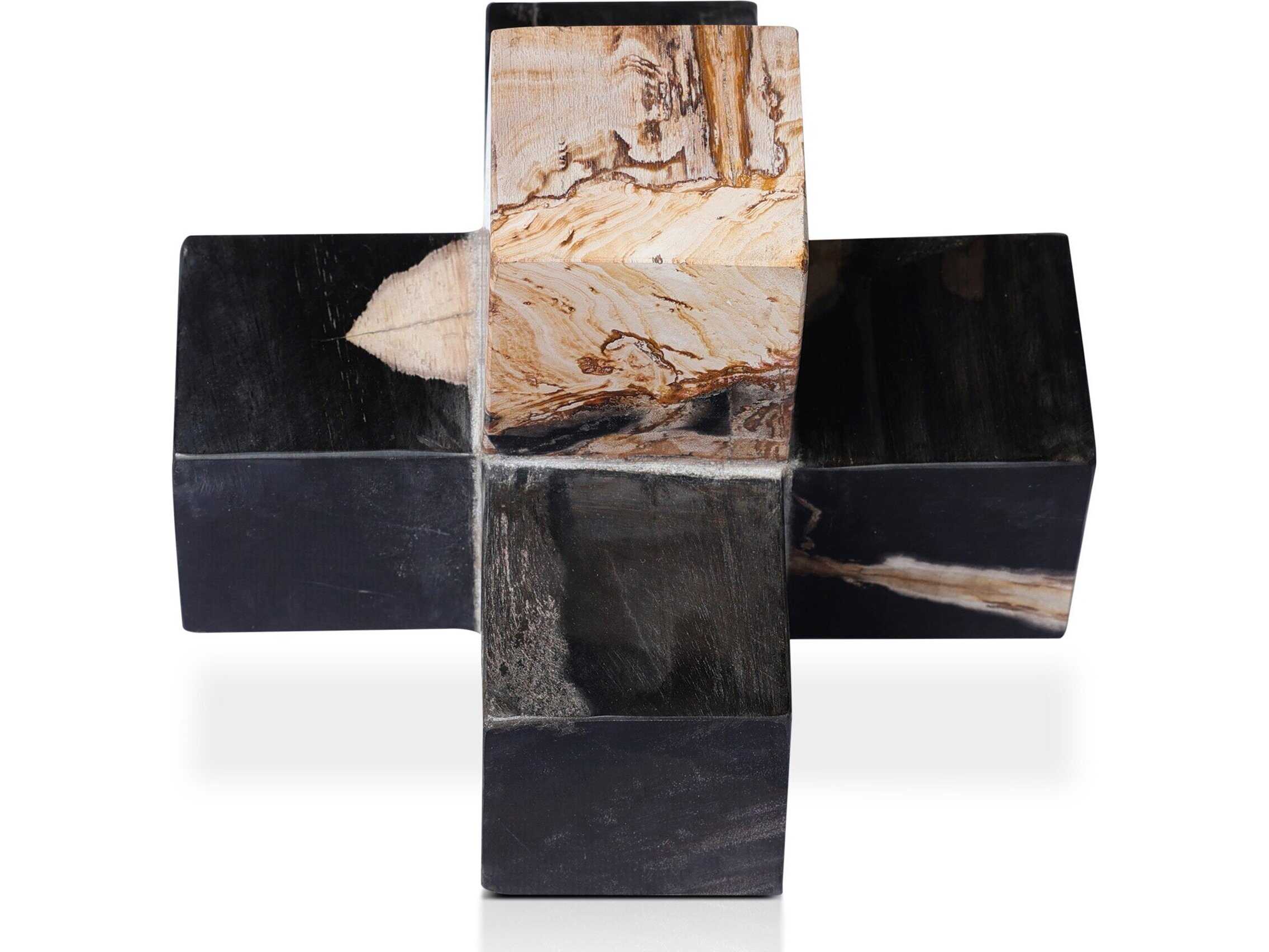 Four Hands Palu Petrified Dark Petrified Wood  Jack