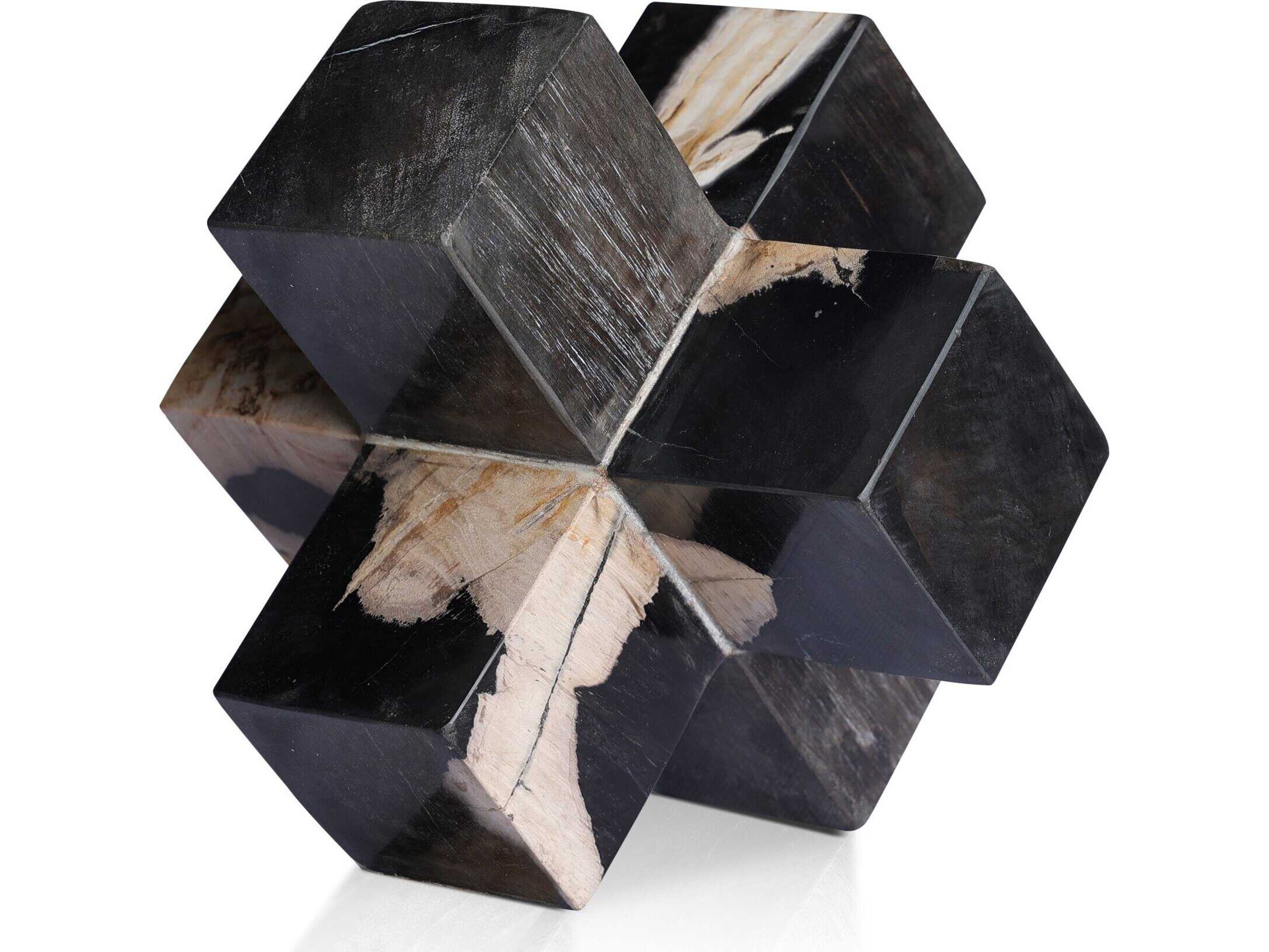 Four Hands Palu Petrified Dark Petrified Wood  Jack