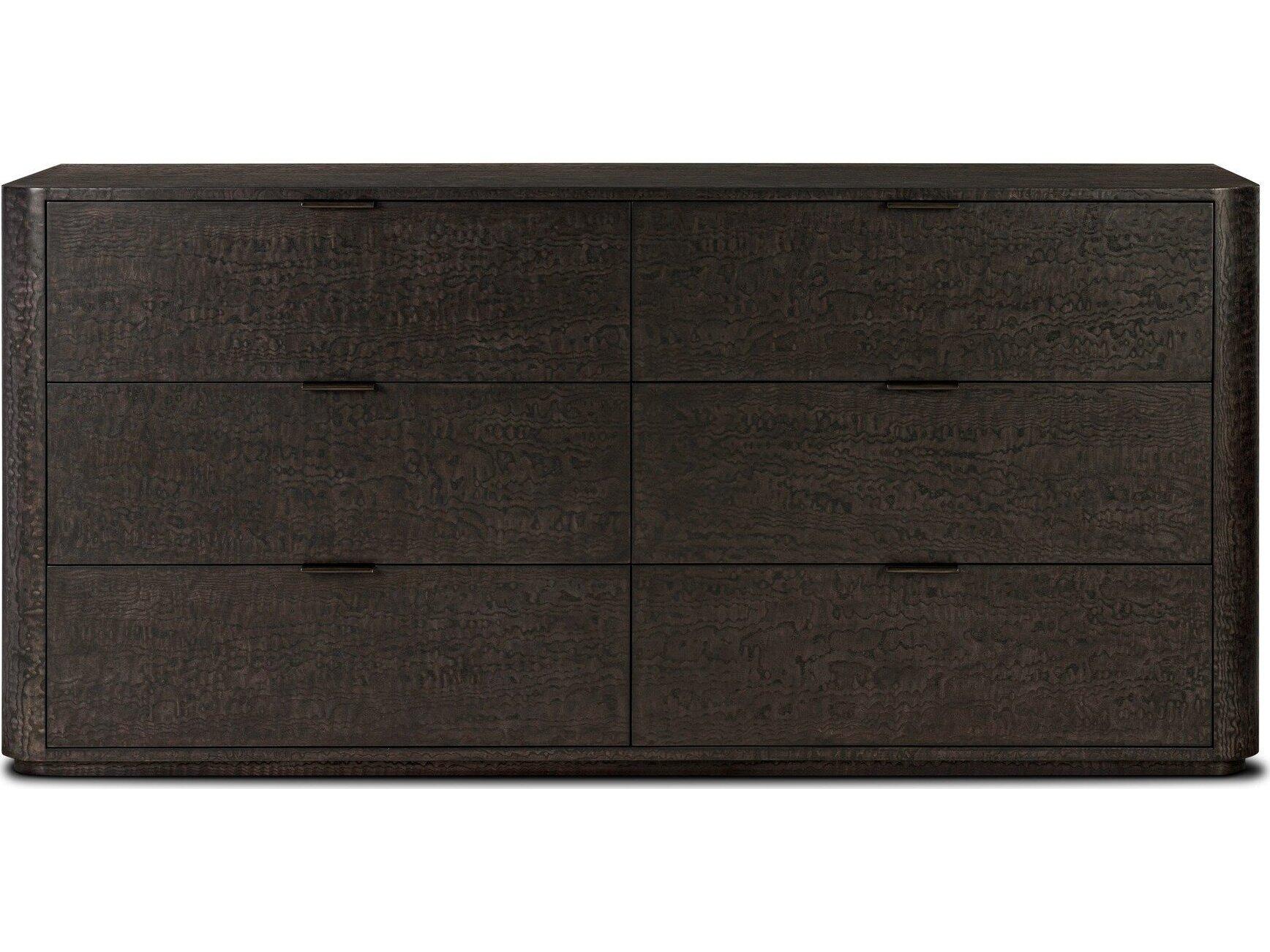 Four Hands Westley 6-Drawers Brown Double Dresser