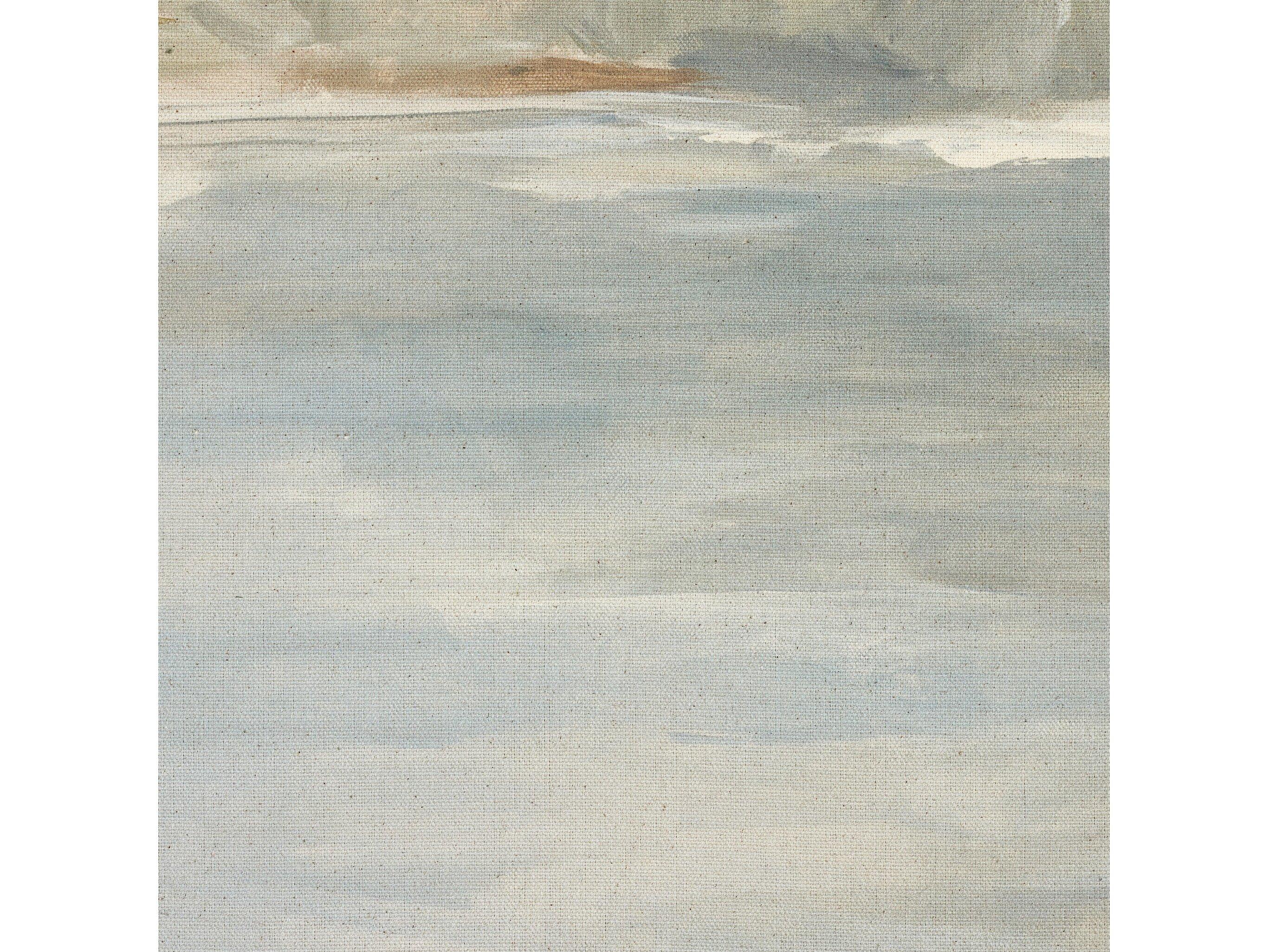 Luxecor Globetrotter Lake by Lauren Fuhr Natural Maple Floater Canvas Wall Art