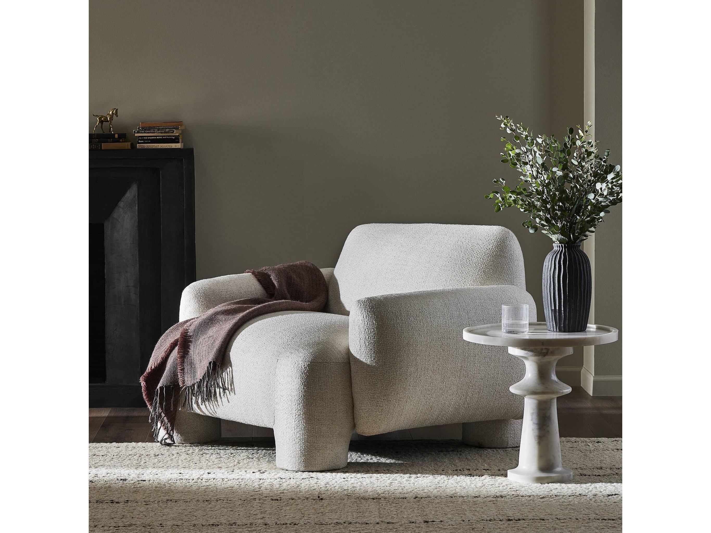 Four Hands Carnegie Cream Fabric Accent Chair