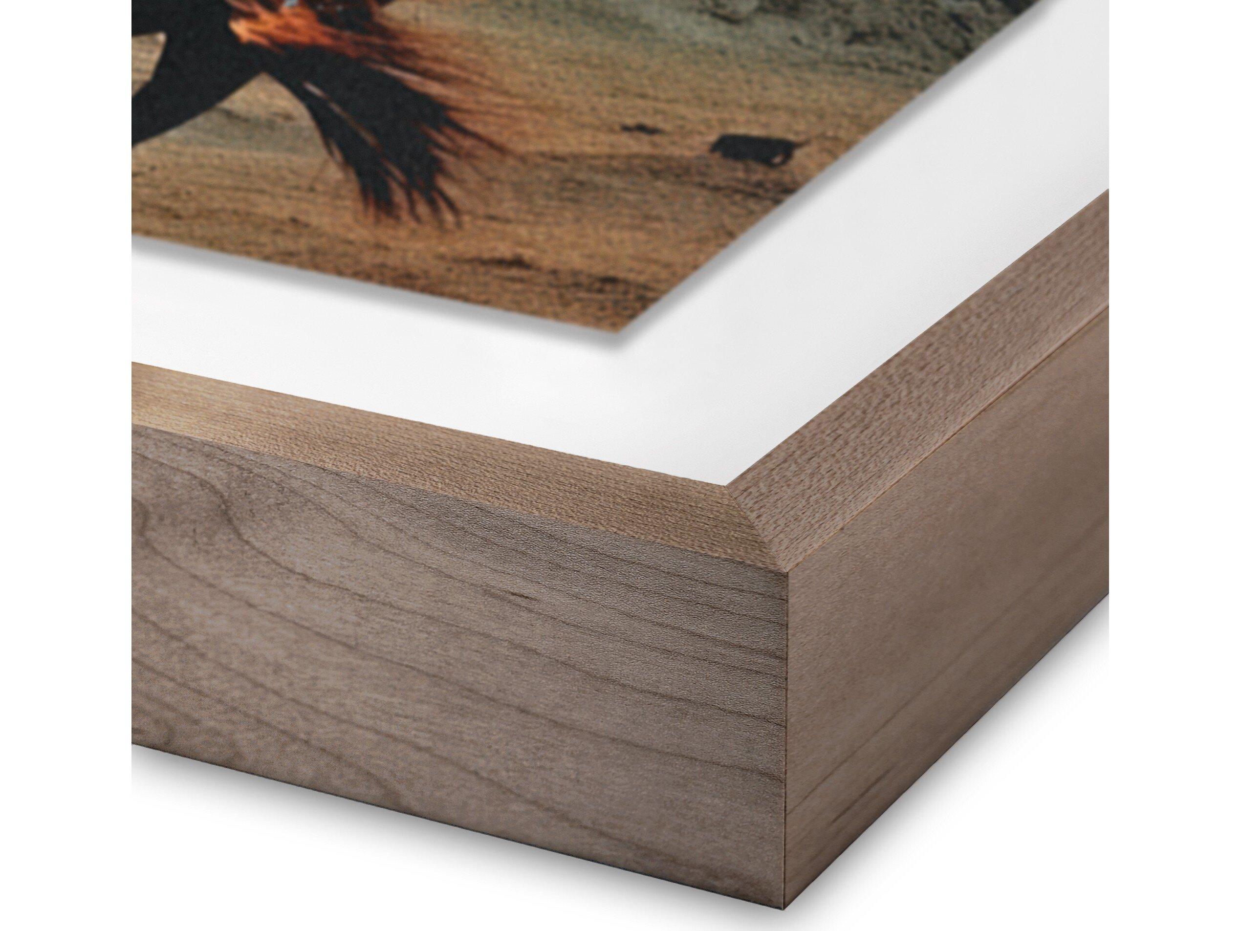 Four Hands Art Studio Horse by Coup D'esprit Rustic Walnut Canvas Wall Art