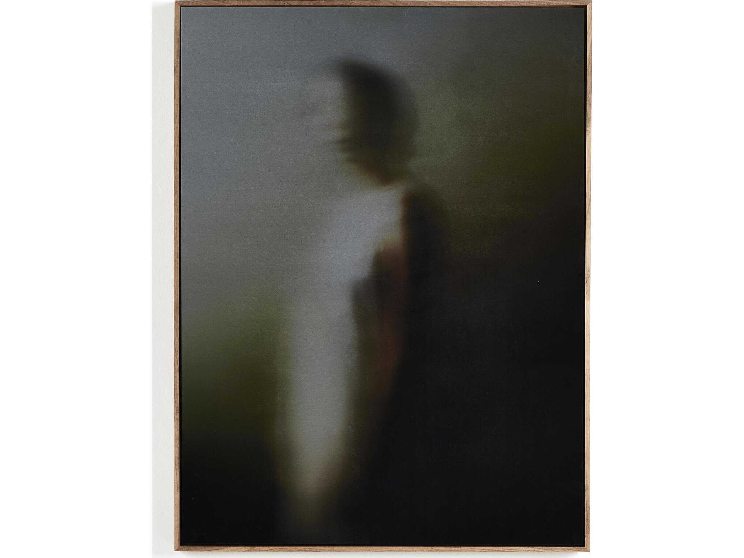 Four Hands Art Studio Foggy Dream II by Coup D'esprit Rustic Walnut Floater Canvas Wall Art