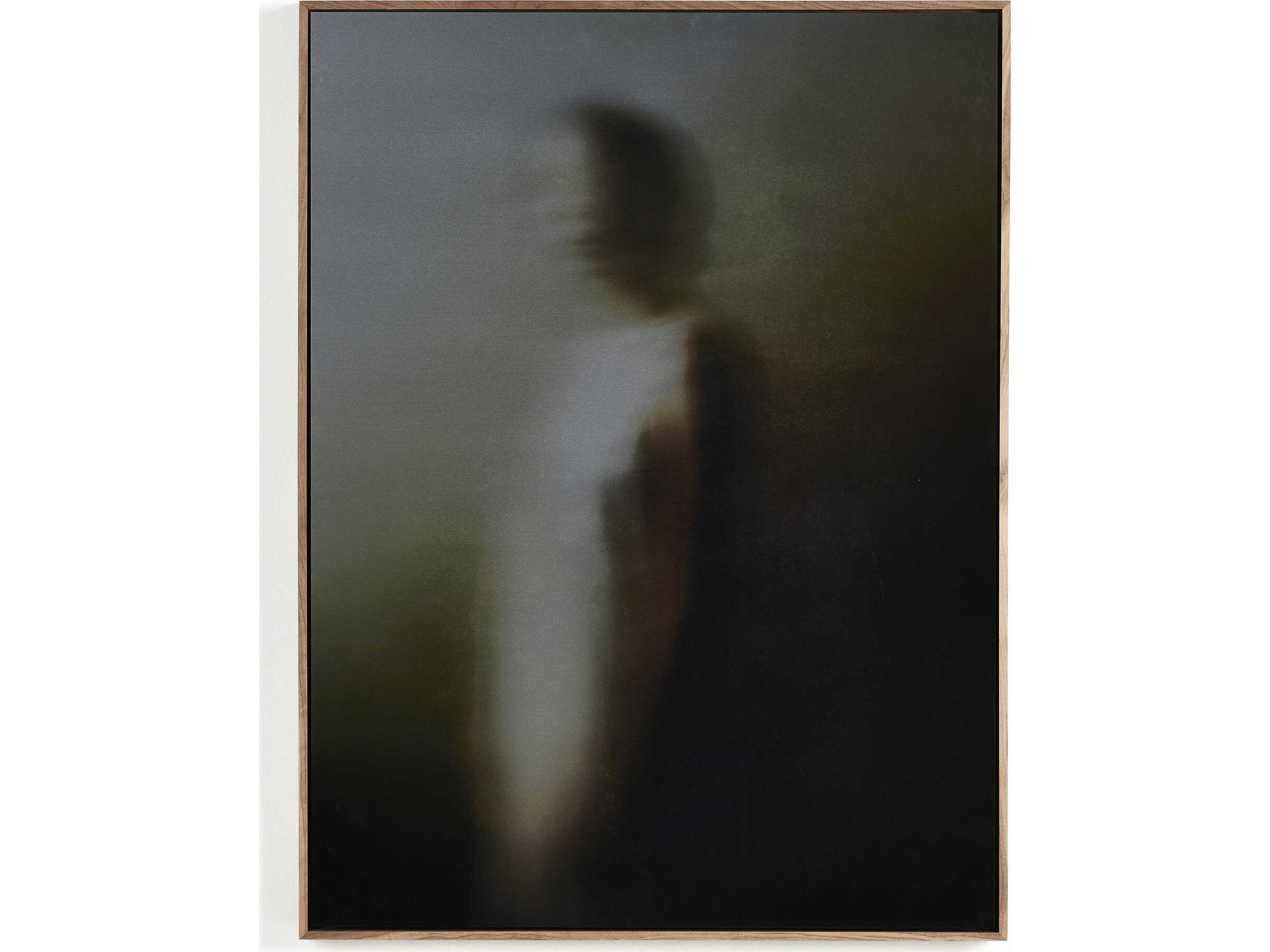 Four Hands Art Studio Foggy Dream II by Coup D'esprit Rustic Walnut Floater Canvas Wall Art