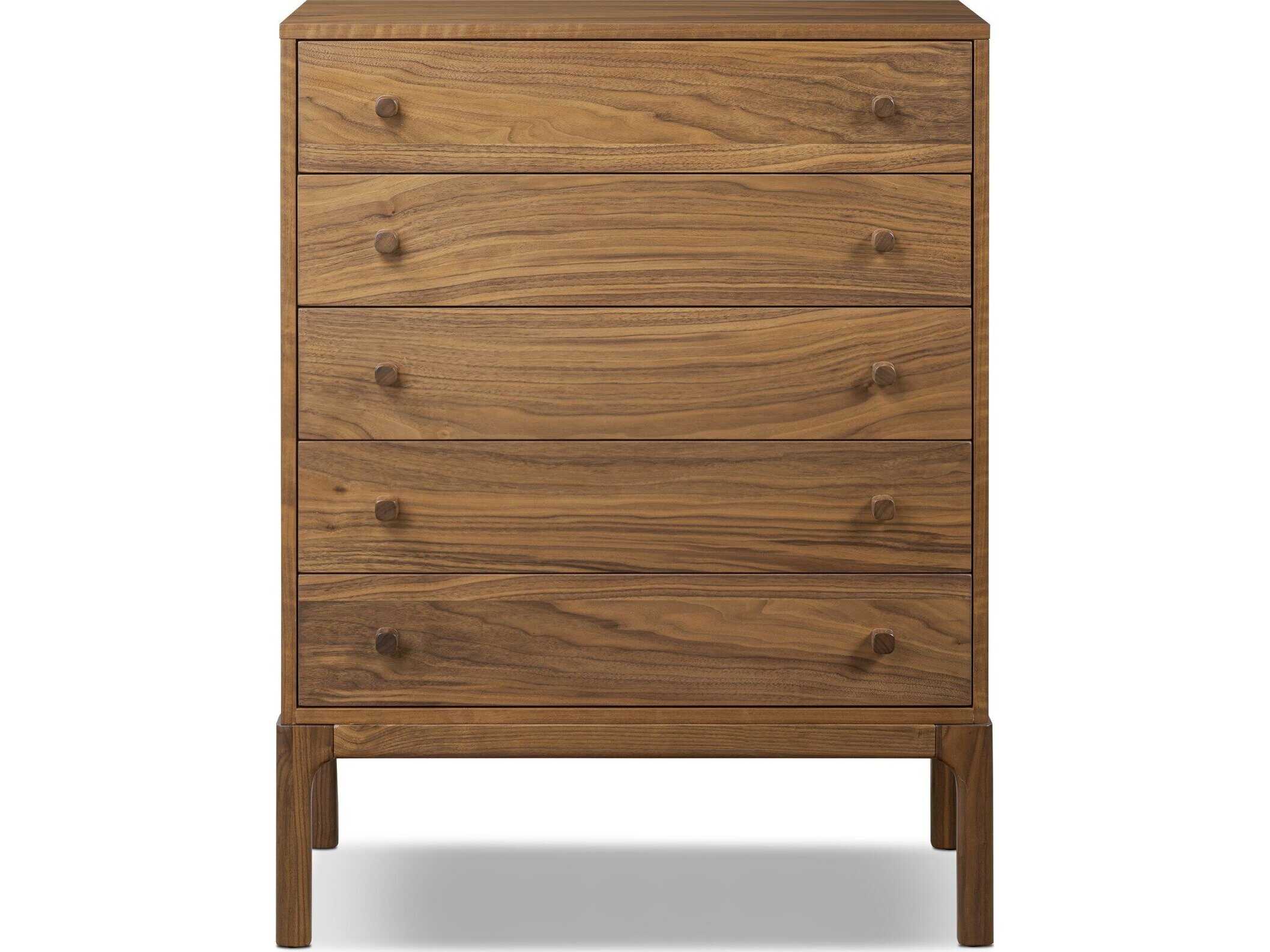 Four Hands Wallis Arturo Natural Walnut Veneer Walnut Wood Chest