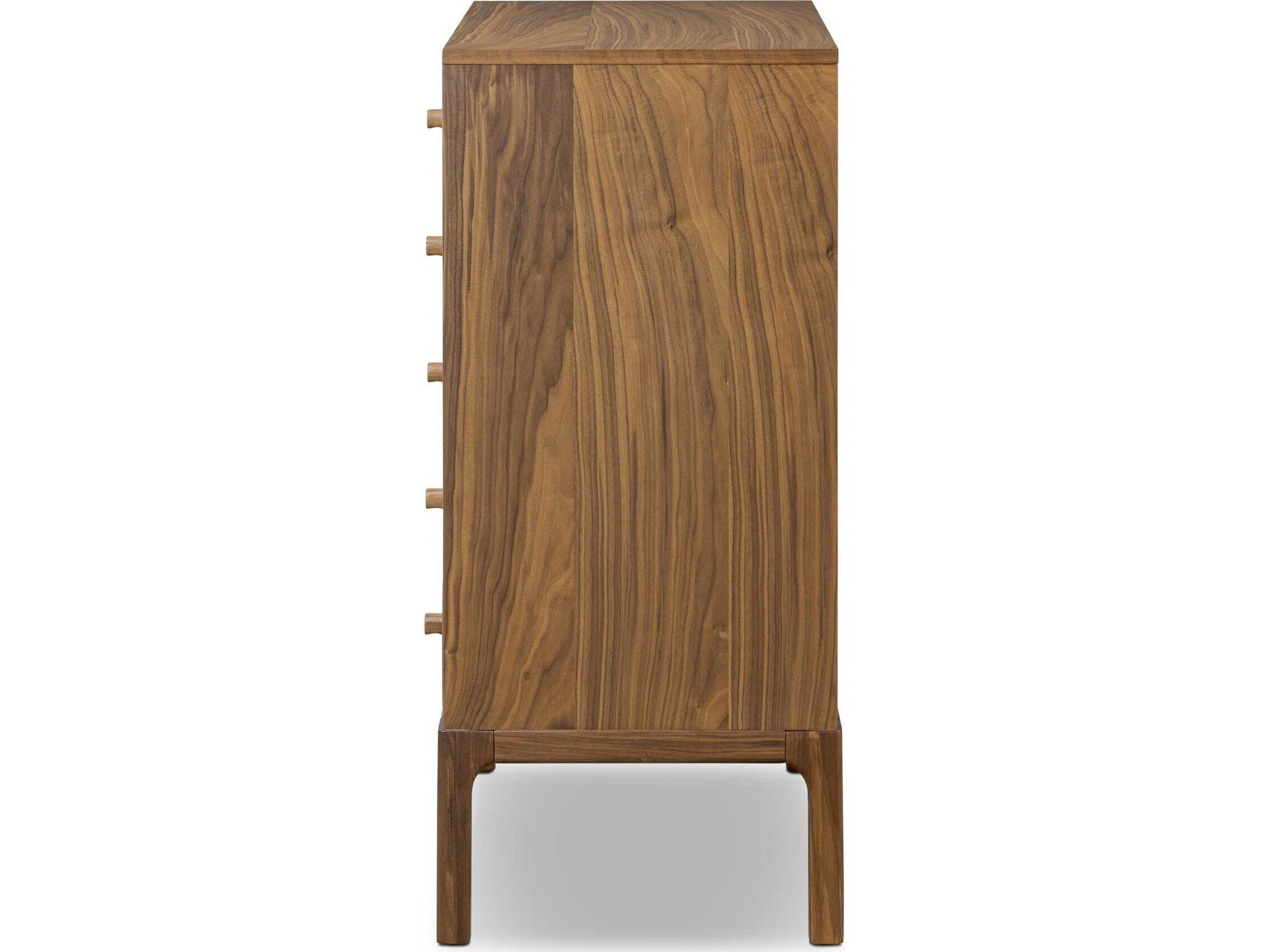 Four Hands Wallis Arturo Natural Walnut Veneer Walnut Wood Chest