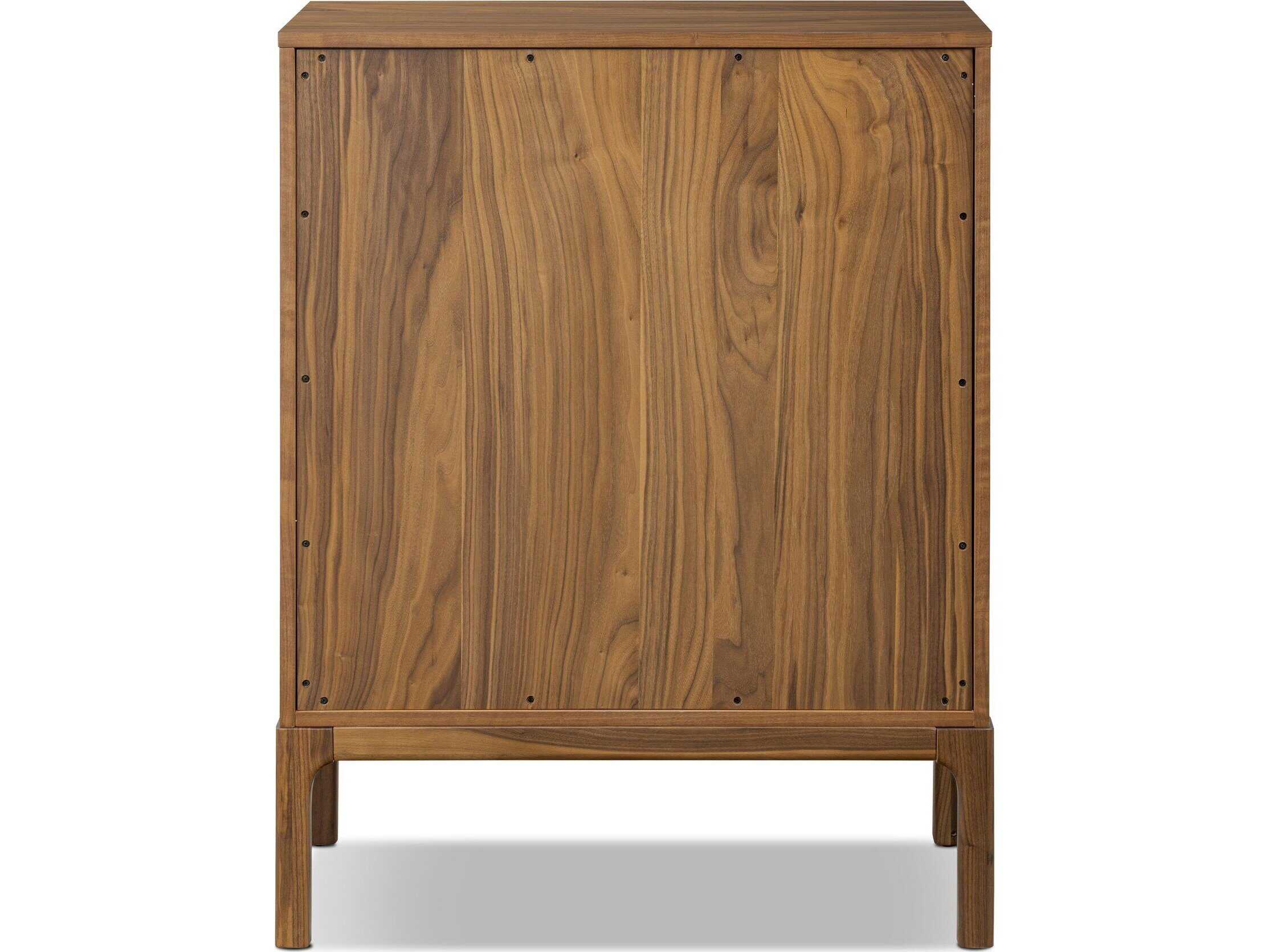 Four Hands Wallis Arturo Natural Walnut Veneer Walnut Wood Chest