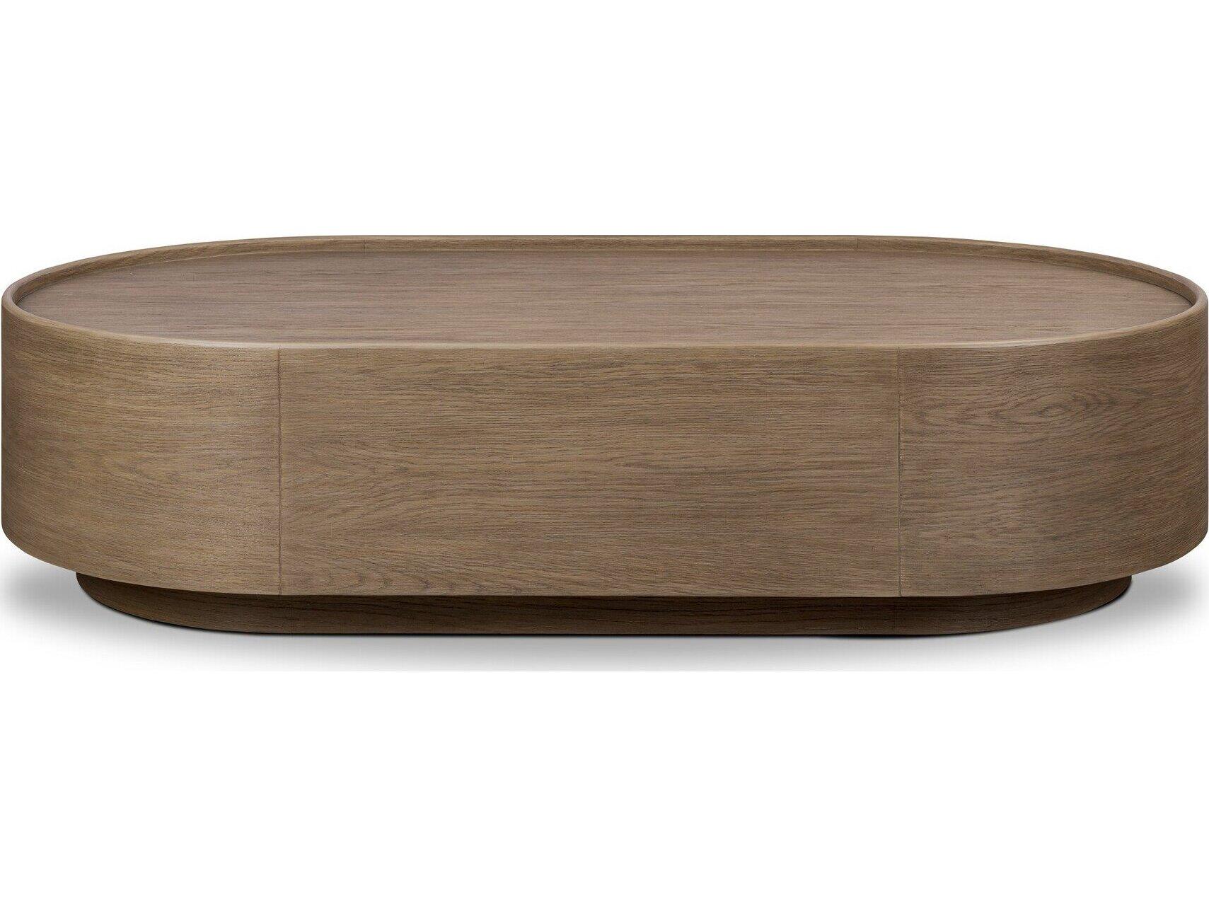 Four Hands Irondale Oval Wood Coffee Table