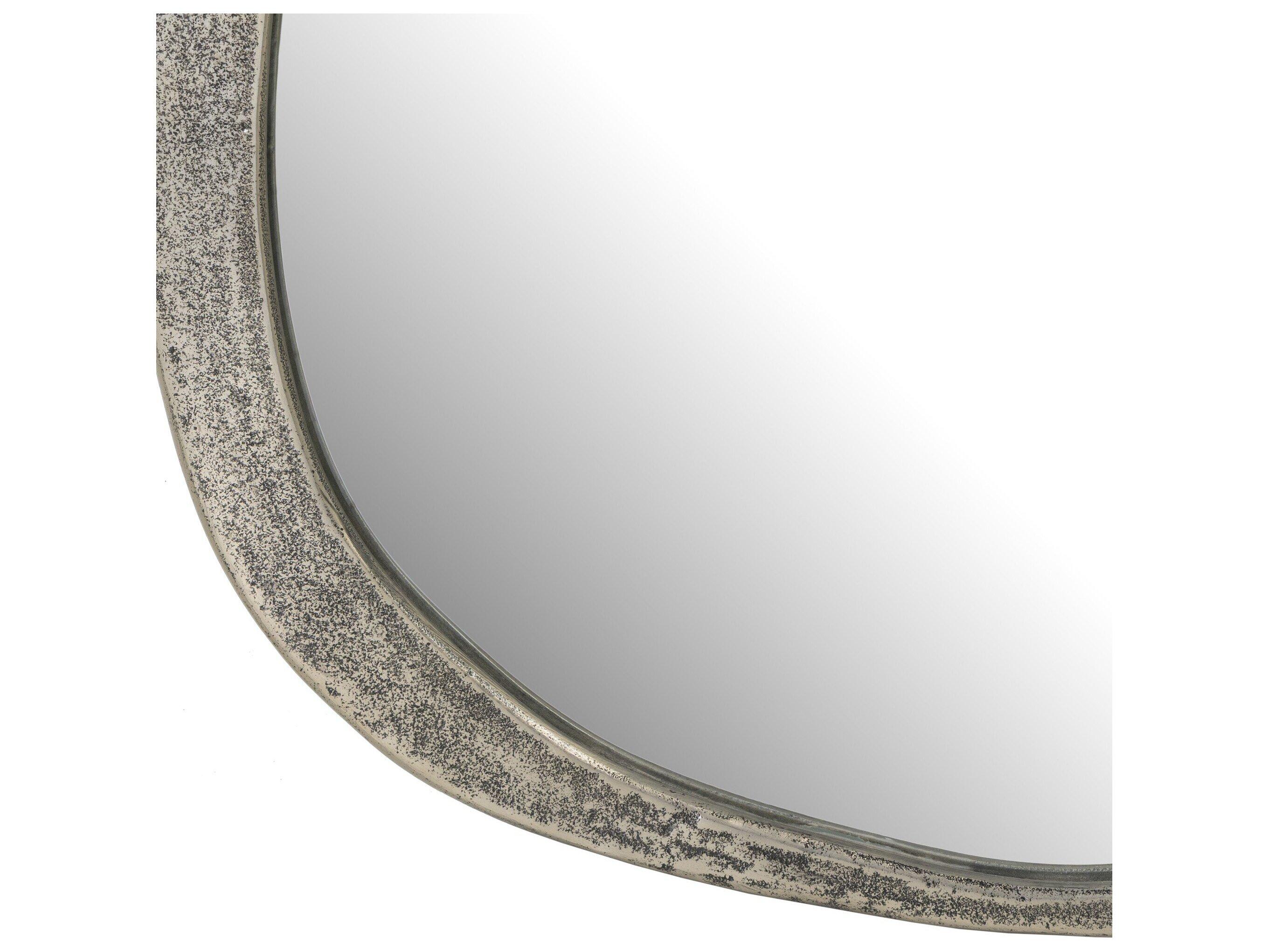 Four Hands Marlow Raw Antique Nickel Wall Mirror