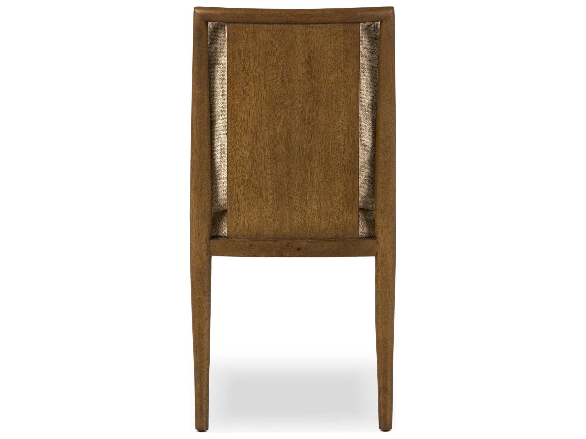 Four Hands Berman Parrawood Irving Flax Upholstered Armless Dining Chair