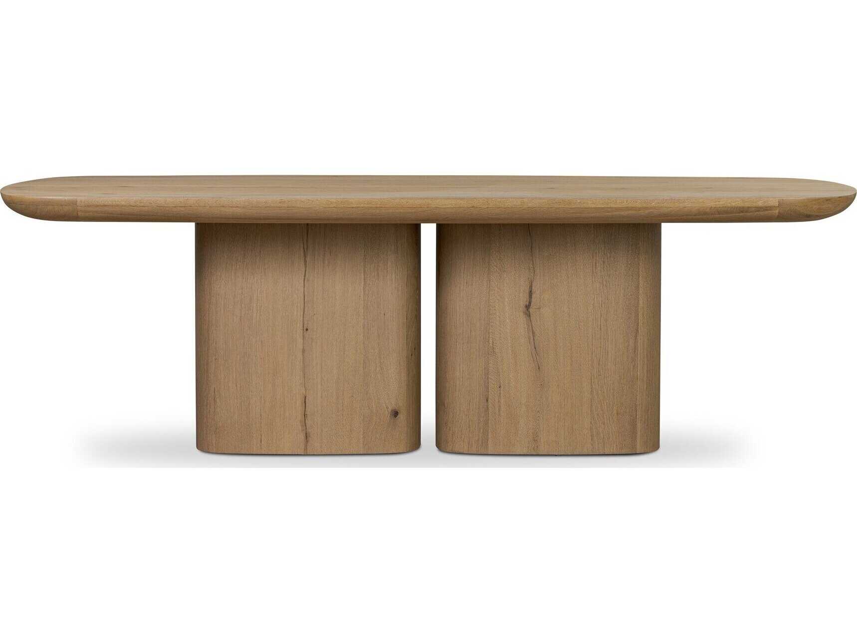 Four Hands Patten Barto Dining Table - Aged Smoked Oak Veneer