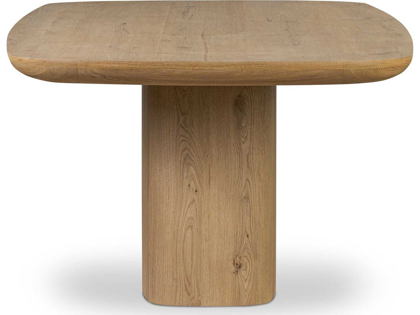Four Hands Patten Barto Dining Table - Aged Smoked Oak Veneer