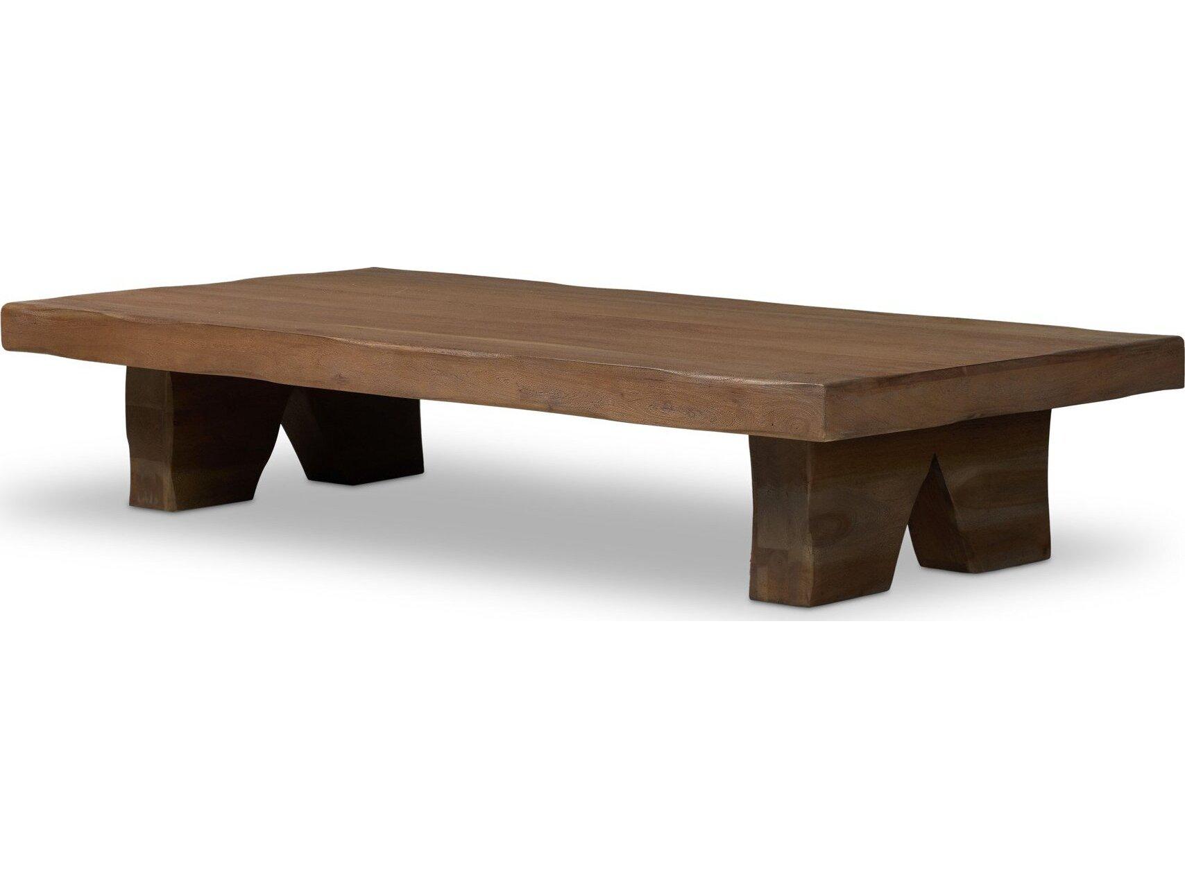 Four Hands Maya Rectangular Wood Coffee Table