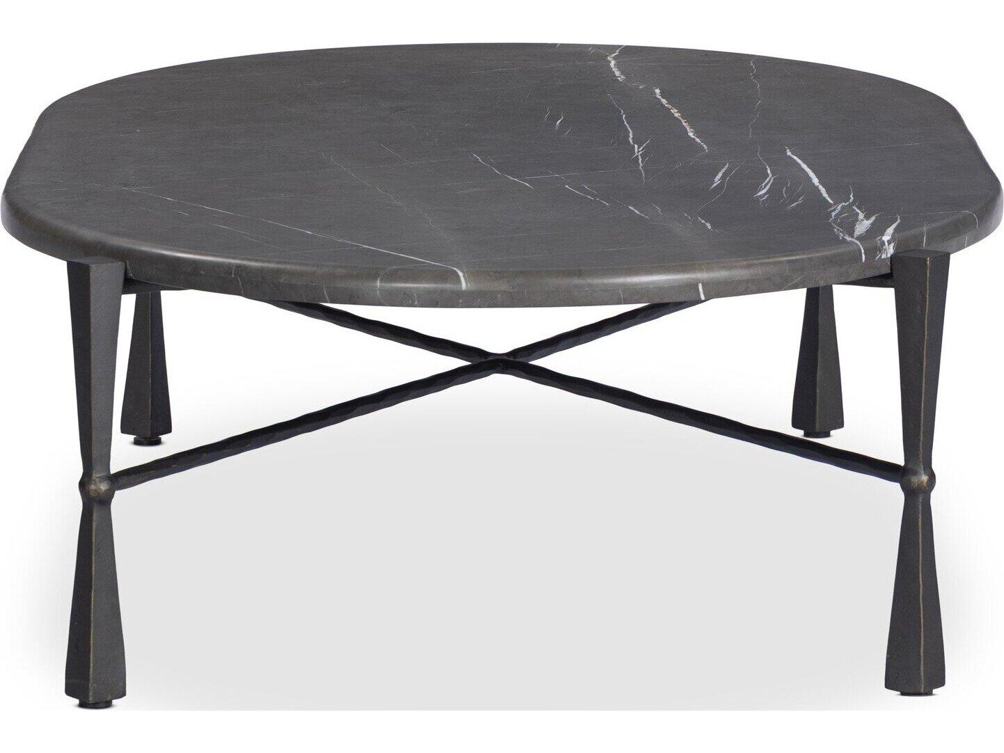 Four Hands Element Oval Marble Coffee Table