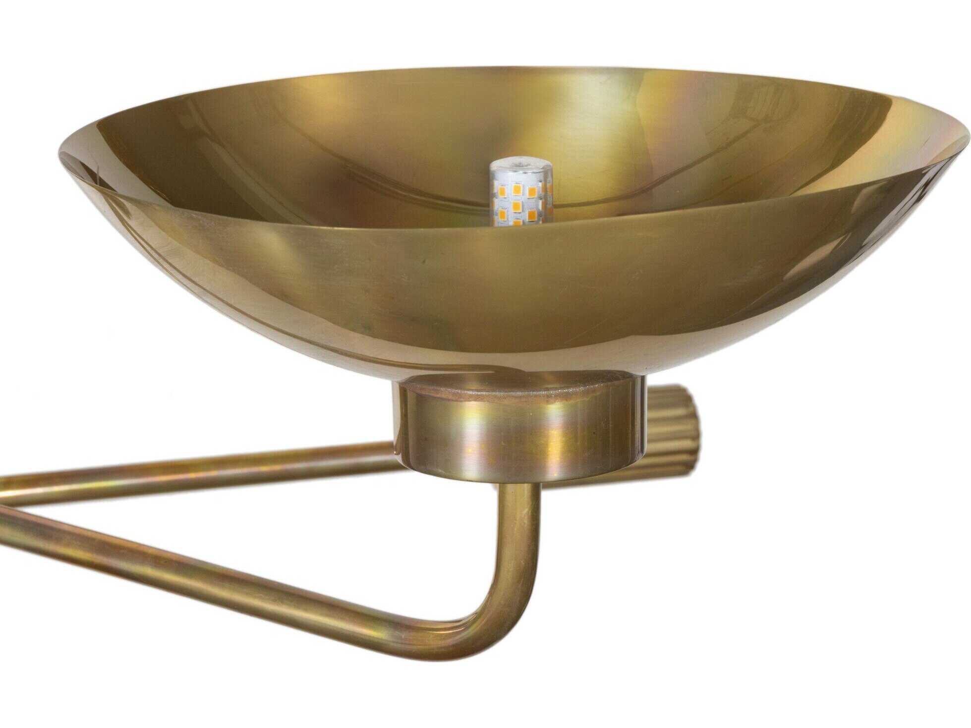 Four Hands Camden Lund Chandelier - Burnt Brass