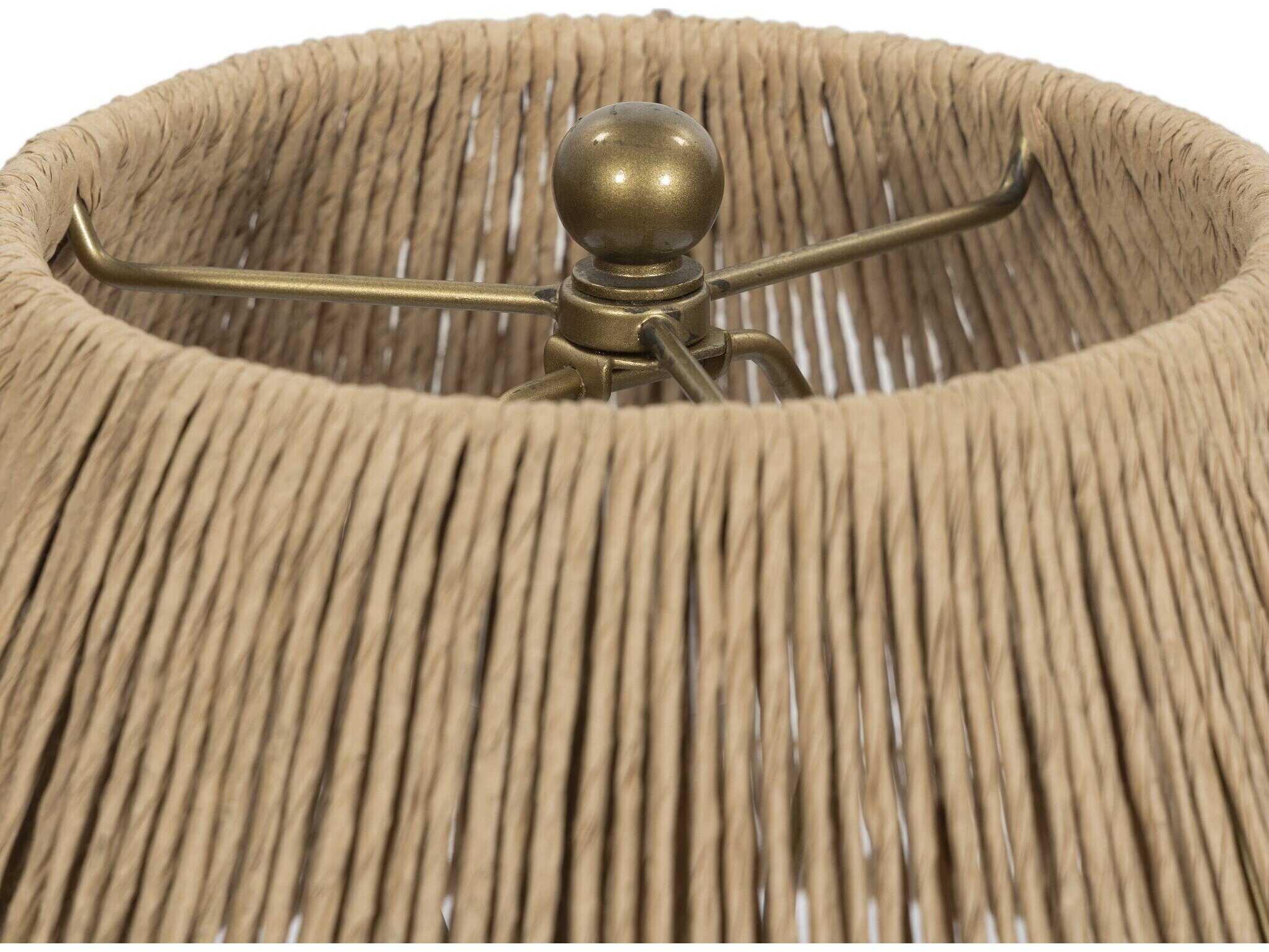 Four Hands Asher Nessa Table Lamp - Antique Brass Iron