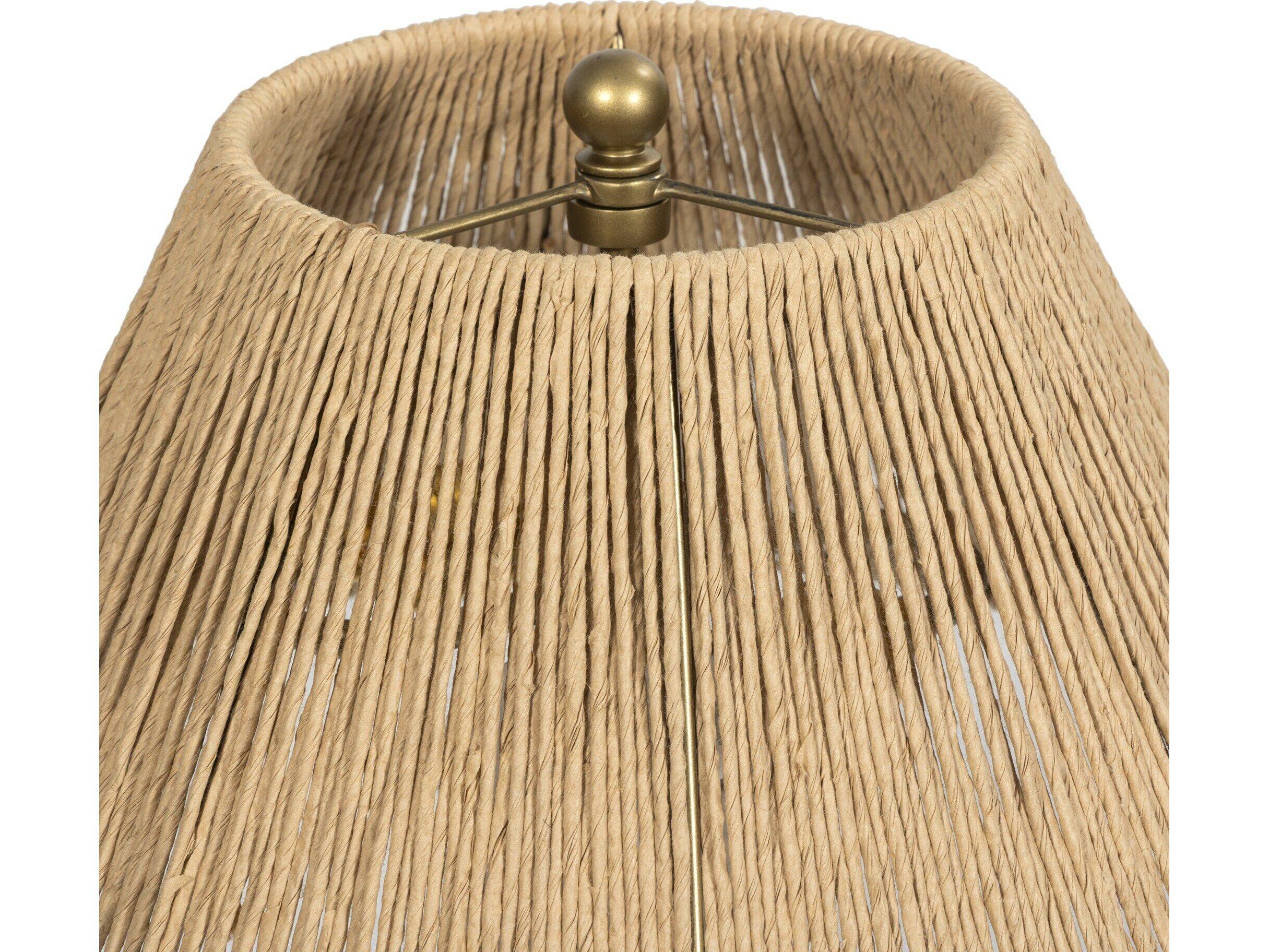 Four Hands Asher Astra Table Lamp - Cream Italian Marble