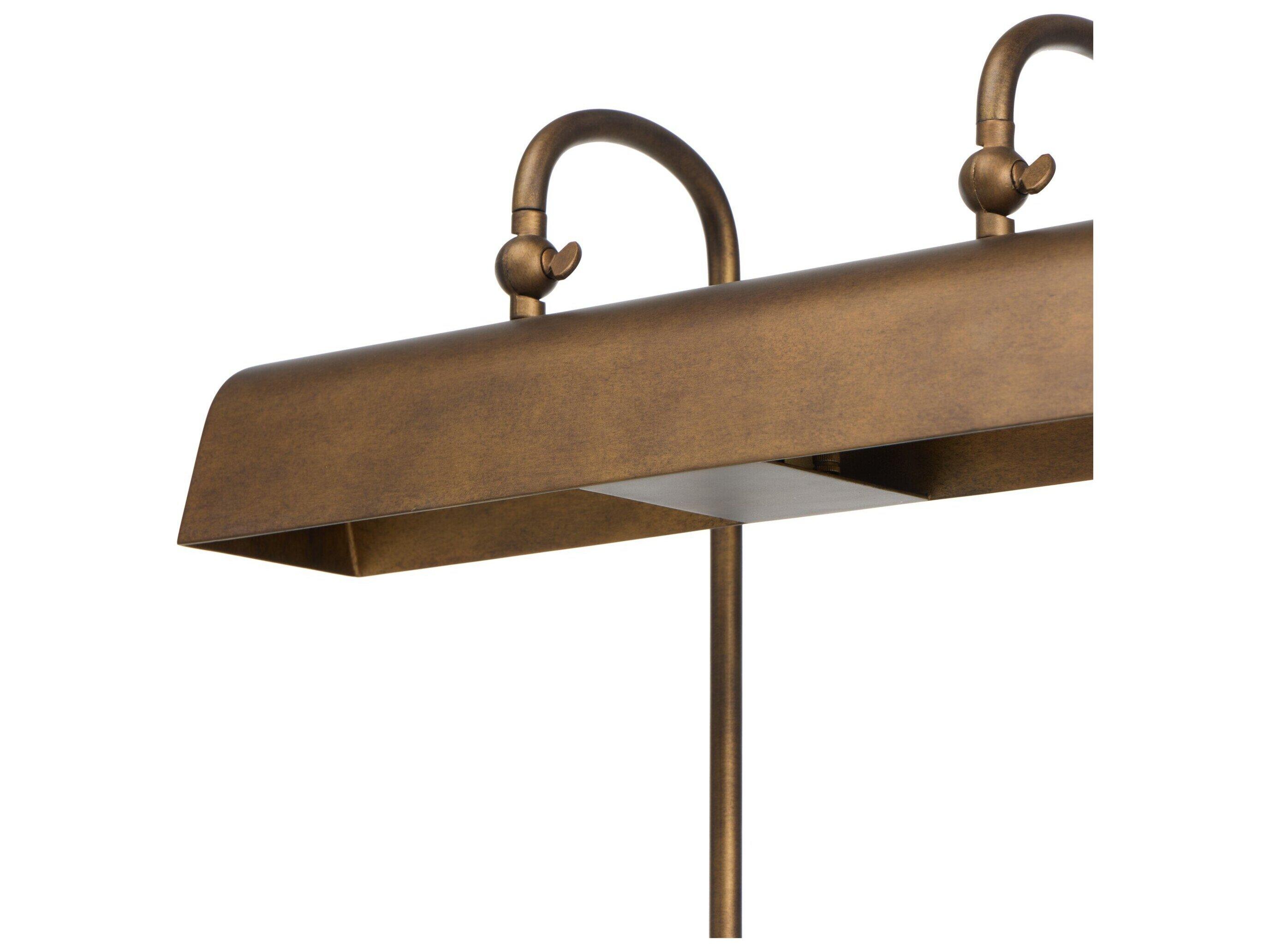 Four Hands Stockton Burnished Brass Iron Desk Lamp