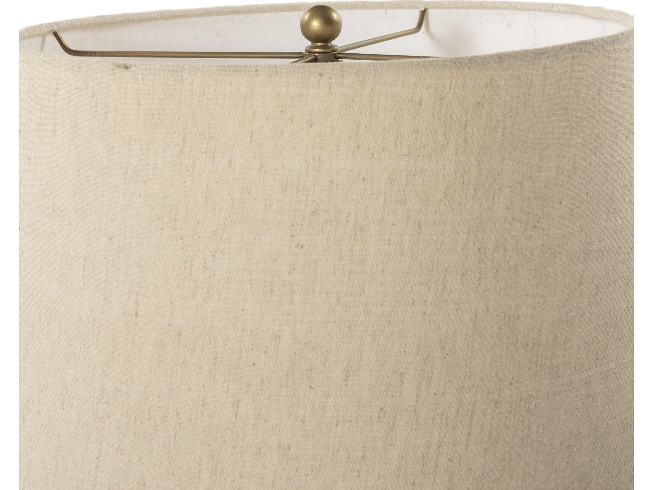 Four Hands Asher Nerissa Floor Lamp - Warm Brown Oak