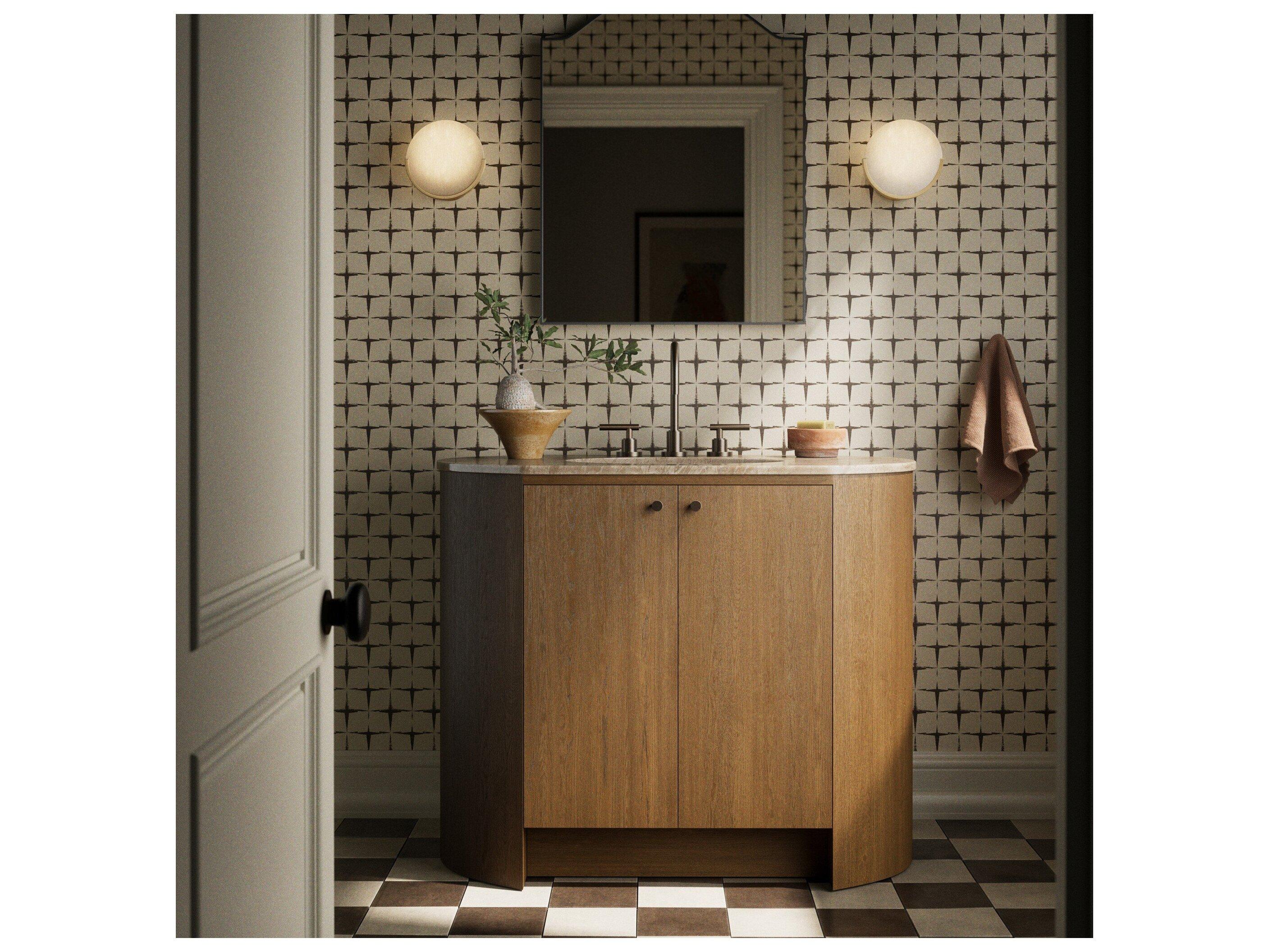 Four Hands Filmore Washed Natural Veneer Vanity