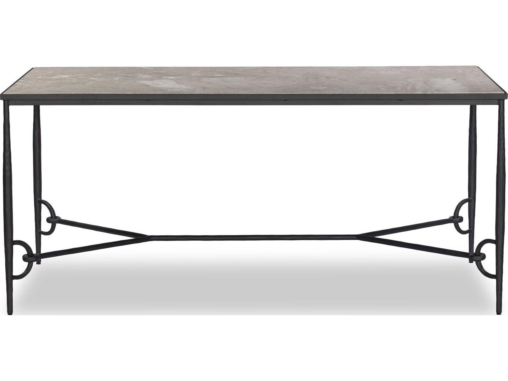 Four Hands Element Hammered Gunmetal Gray Writing Desk