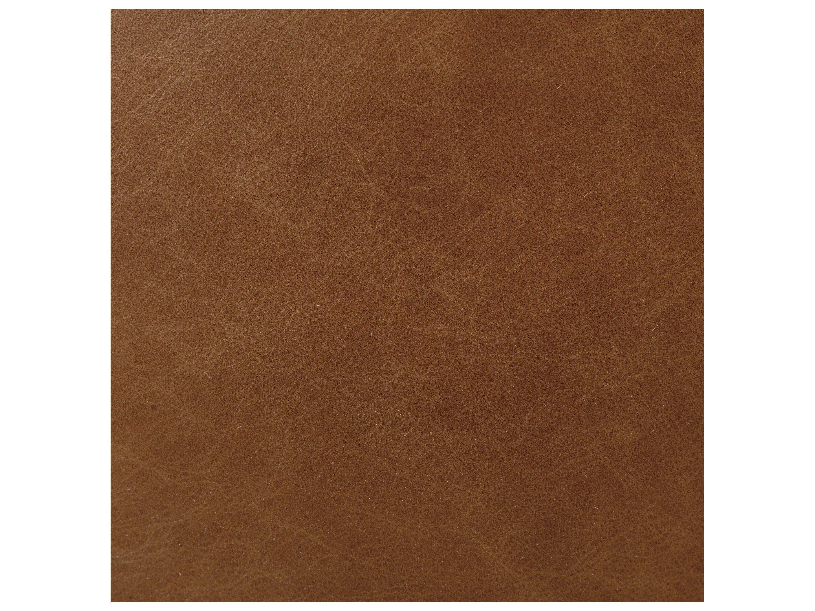 Four Hands Bolton Brown Leather Adjustable Swivel Executive Desk Chair