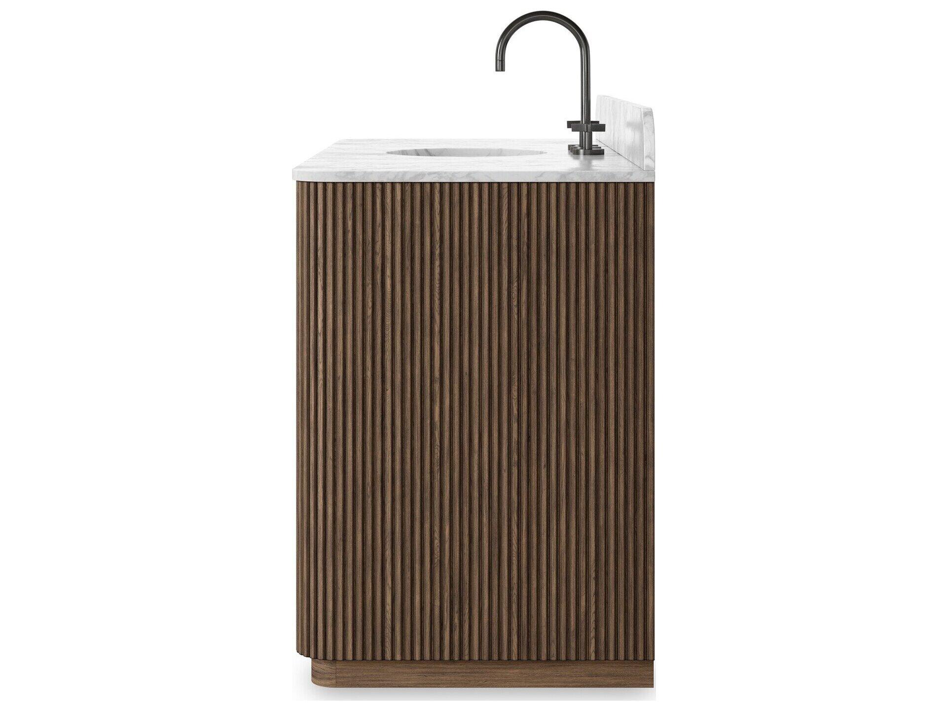 Four Hands Filmore Satin Espresso Oak Veneer Vanity