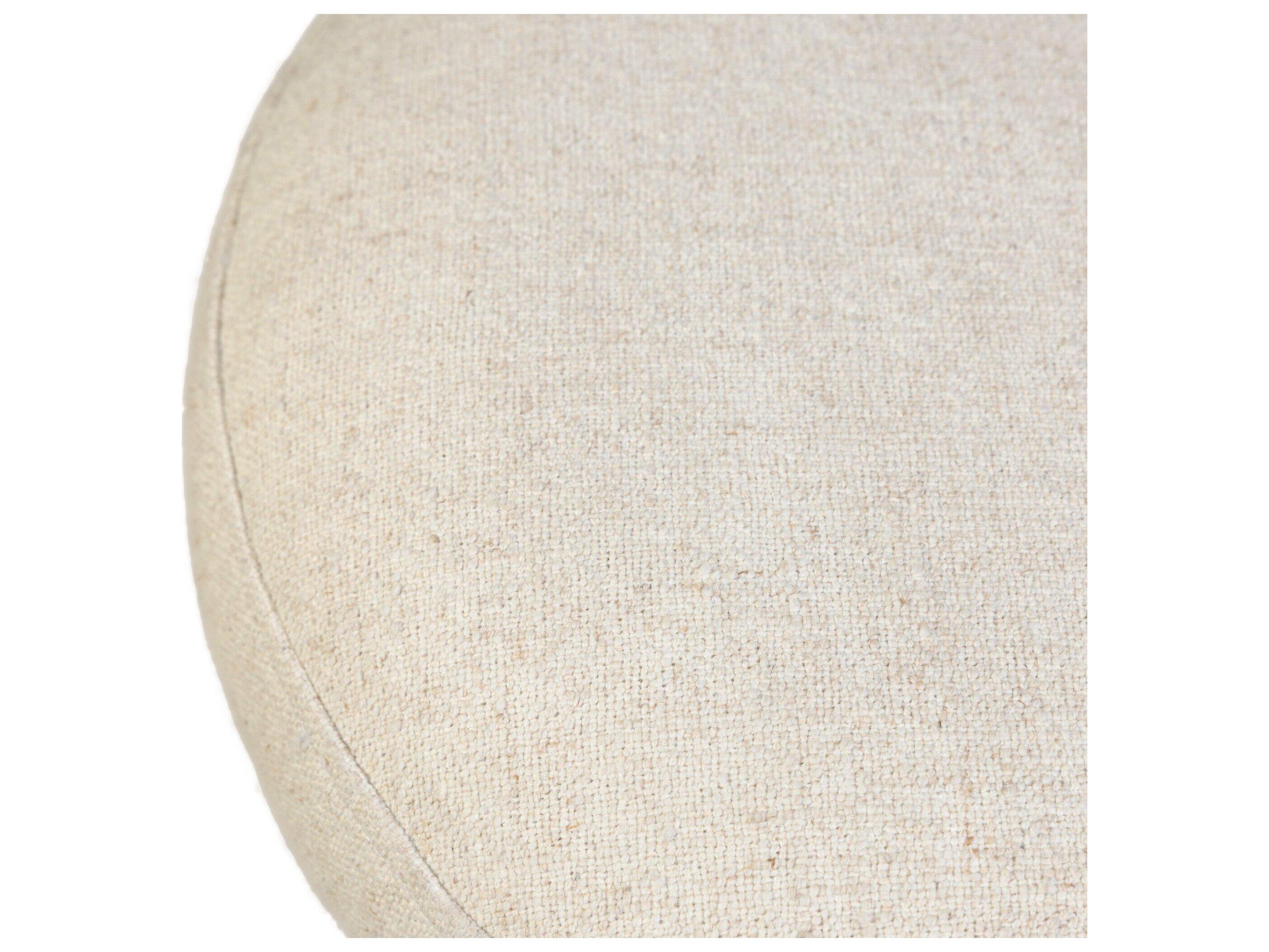 Four Hands Blaire Upholstered Swivel Oak Wood Counter Stool