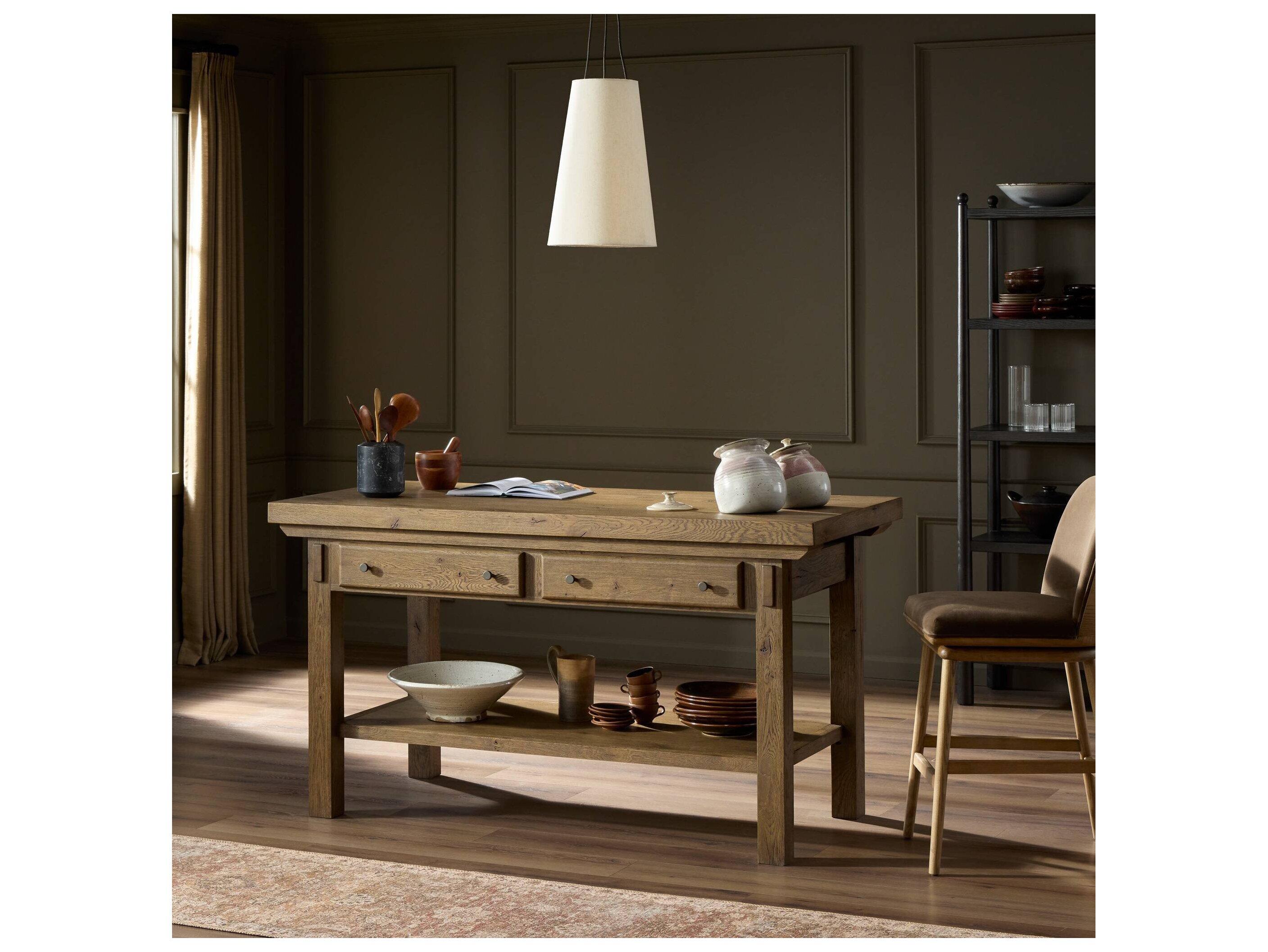 Four Hands Bolton Brown Oak Veneer Vanity