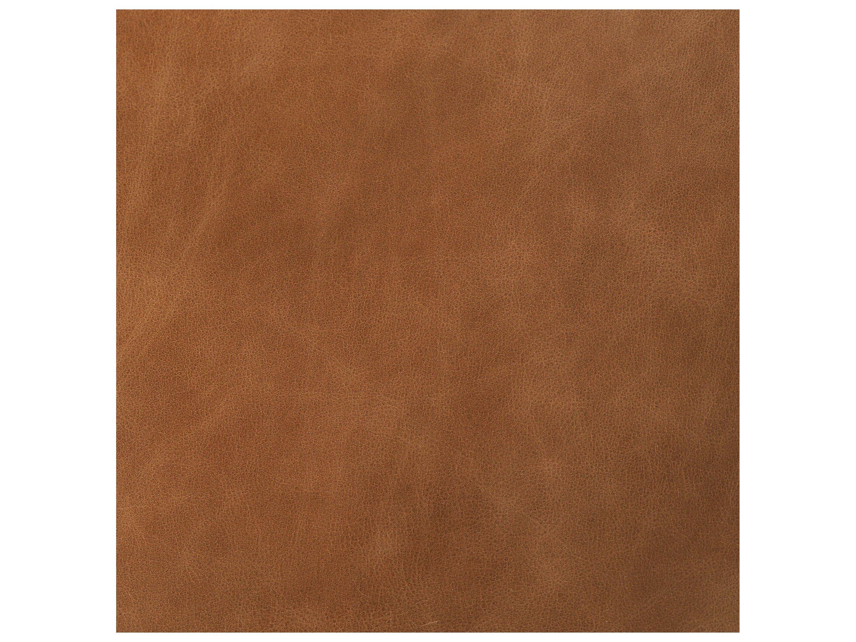 Four Hands Ackerman Swivel Sonoma Chestnut Leather Accent Chair