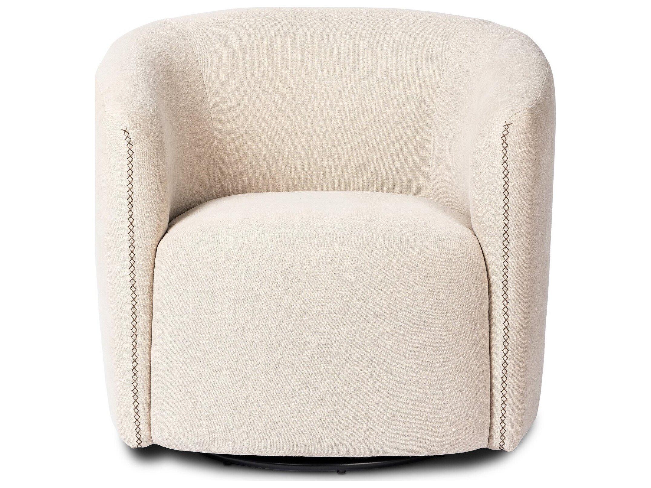 Four Hands Ackerman Swivel Broadway Dune Accent Chair