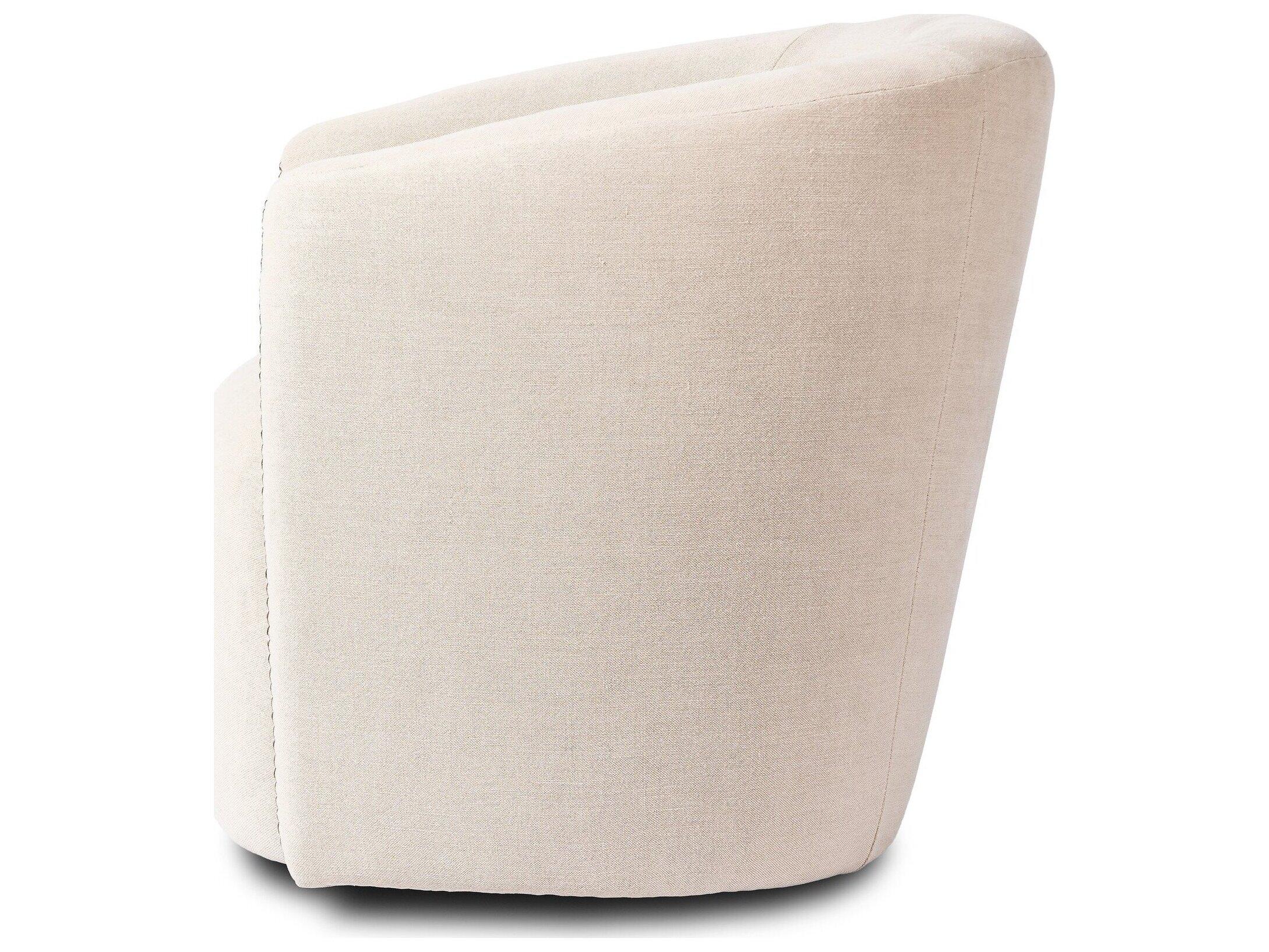 Four Hands Ackerman Swivel Broadway Dune Accent Chair