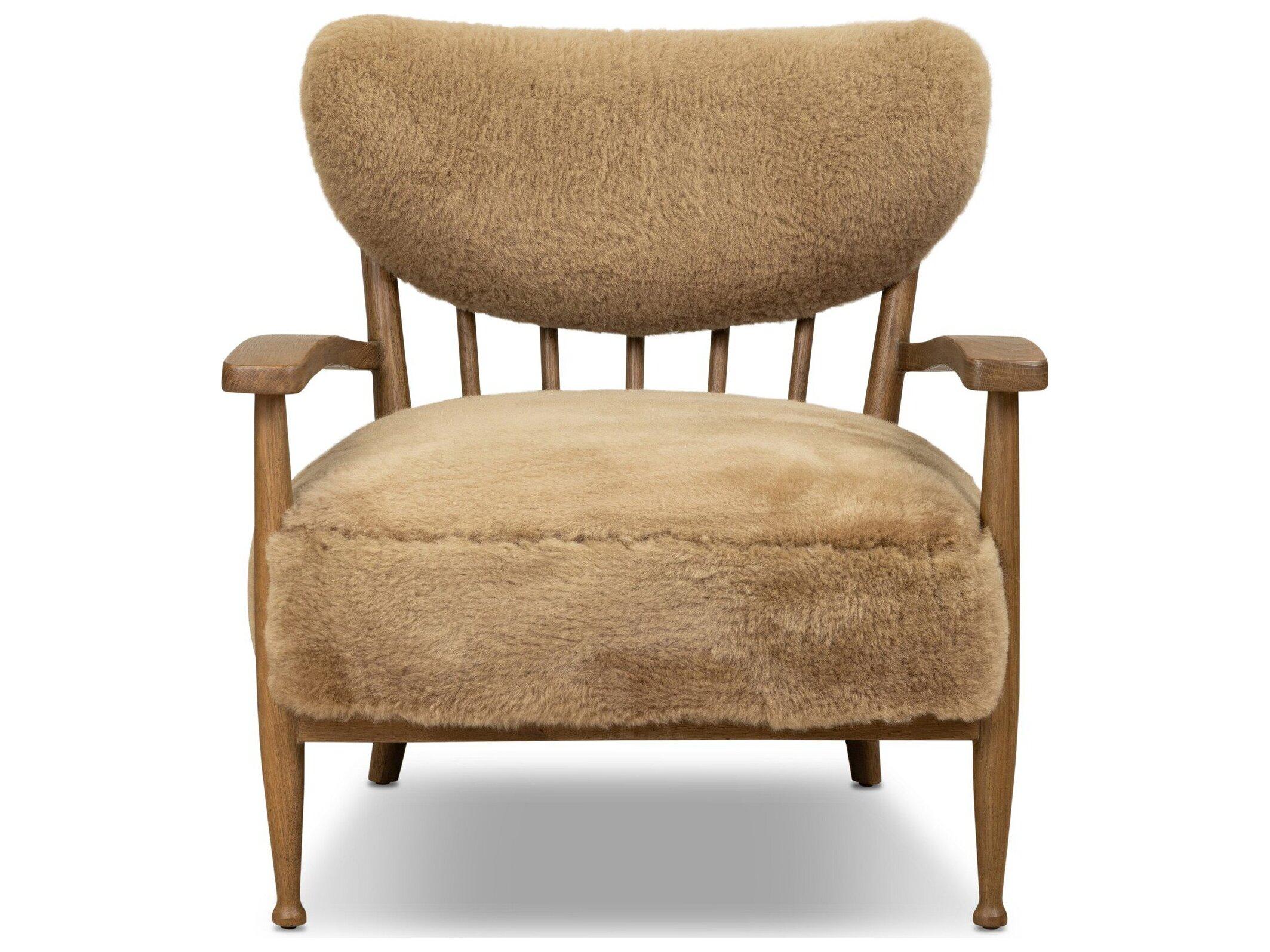 Four Hands Berman Desert Shearling Fur Accent Chair