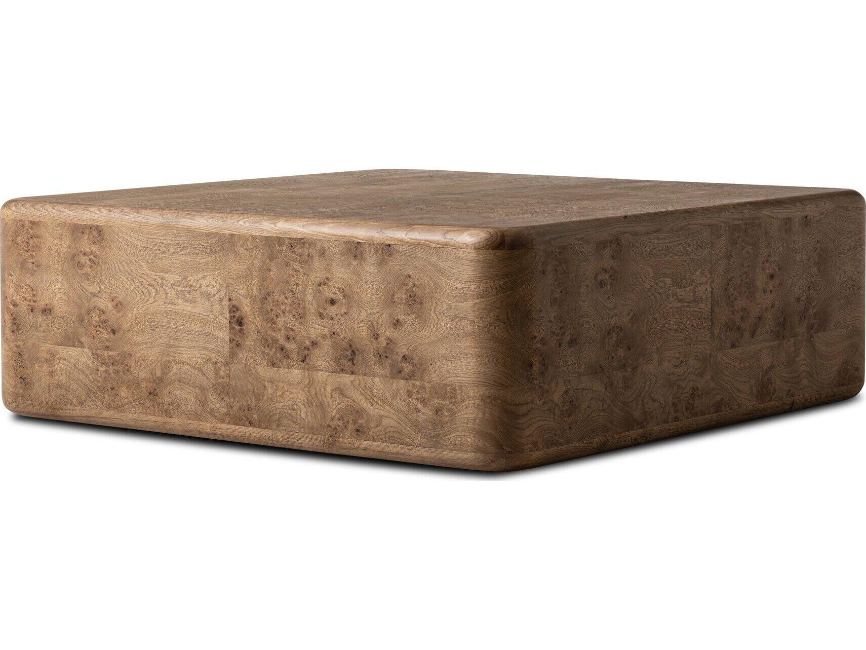 Four Hands Collins Square Wood Coffee Table