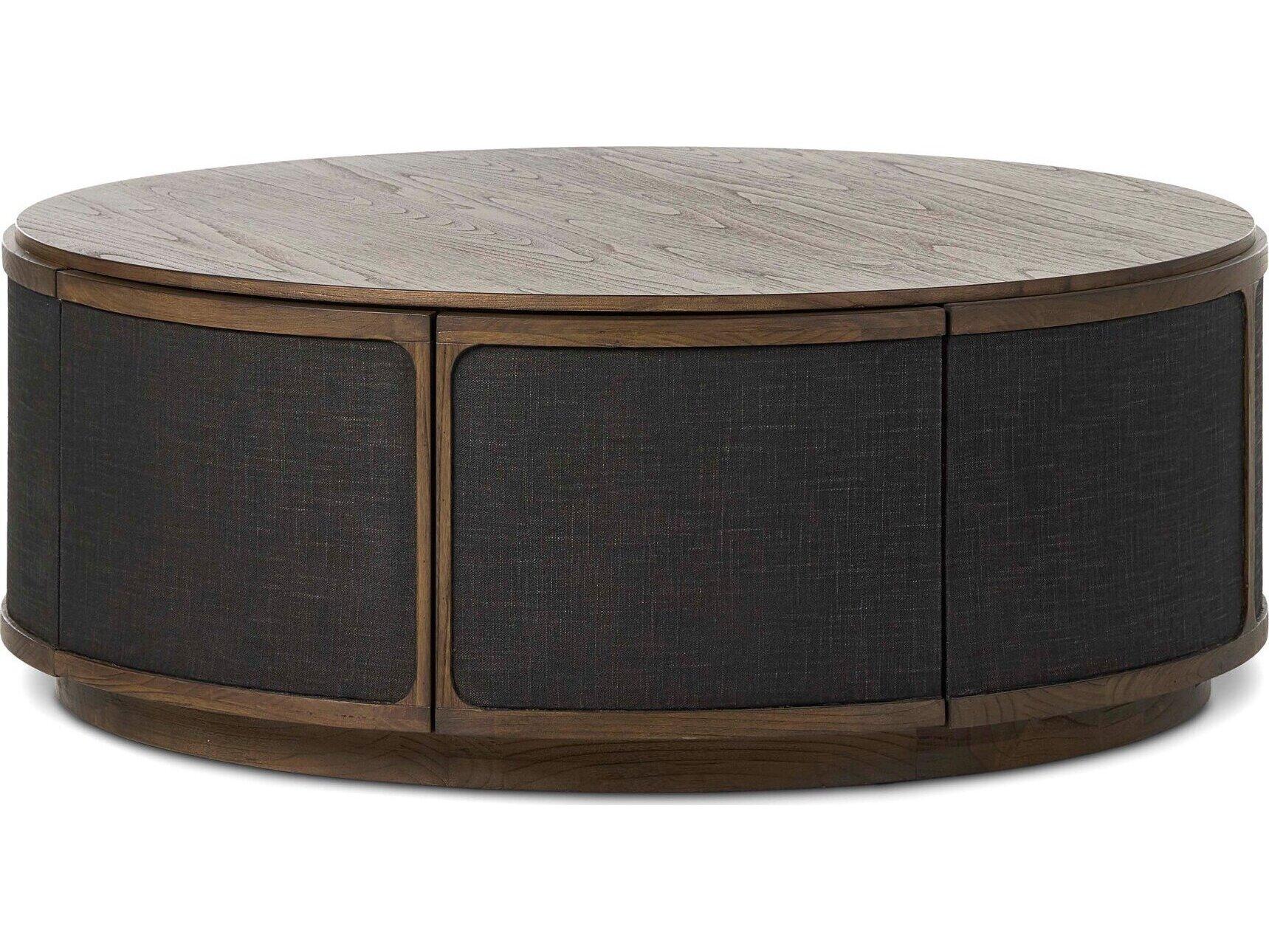 Four Hands Callahan Round Wood Coffee Table