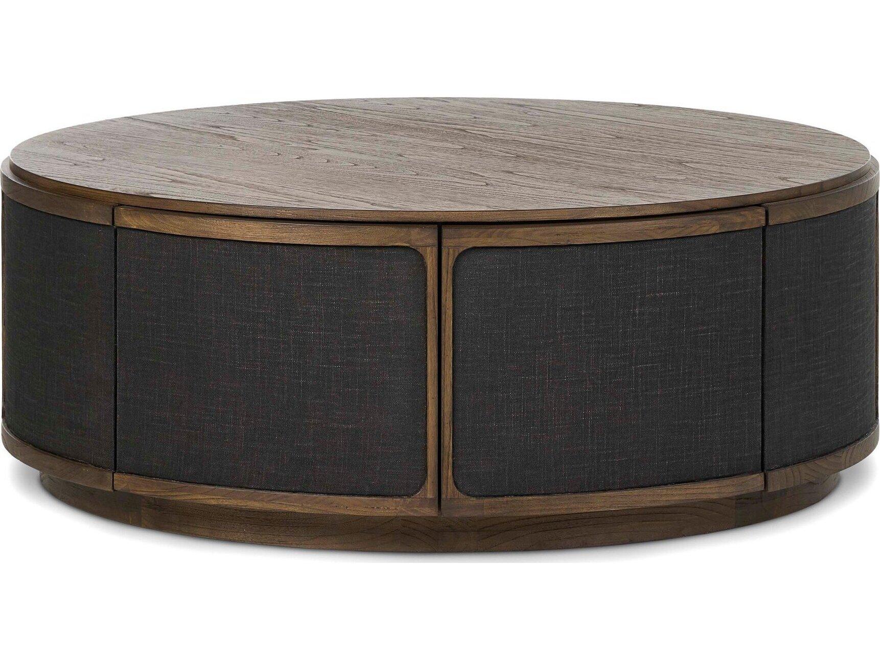 Four Hands Callahan Round Wood Coffee Table