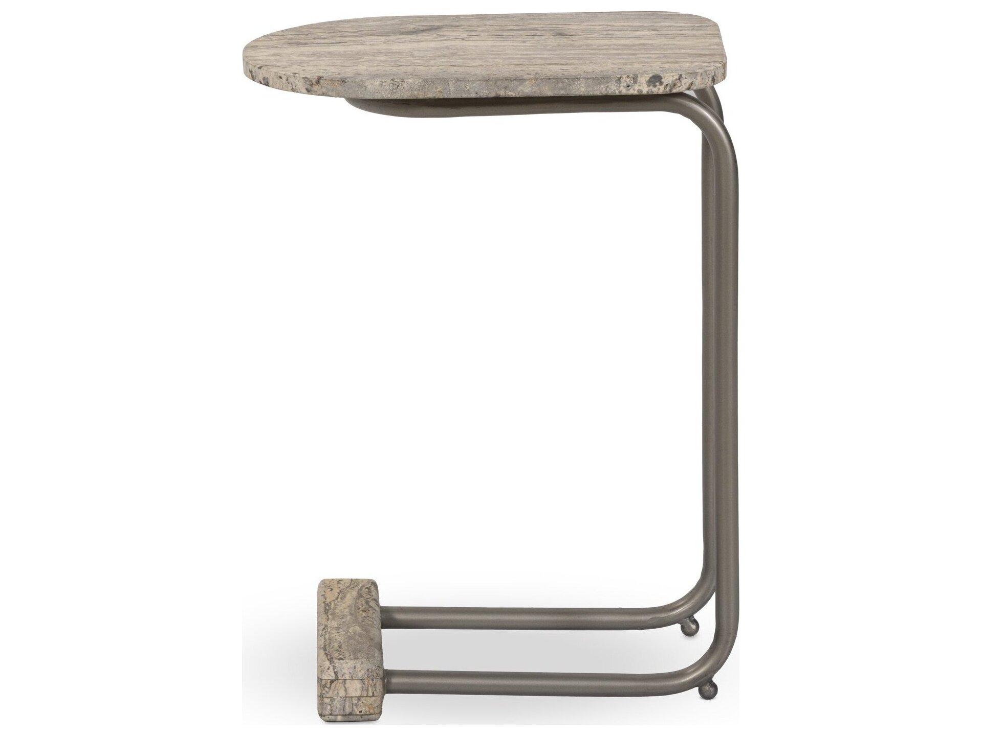 Four Hands Asher Oval Stone End Table