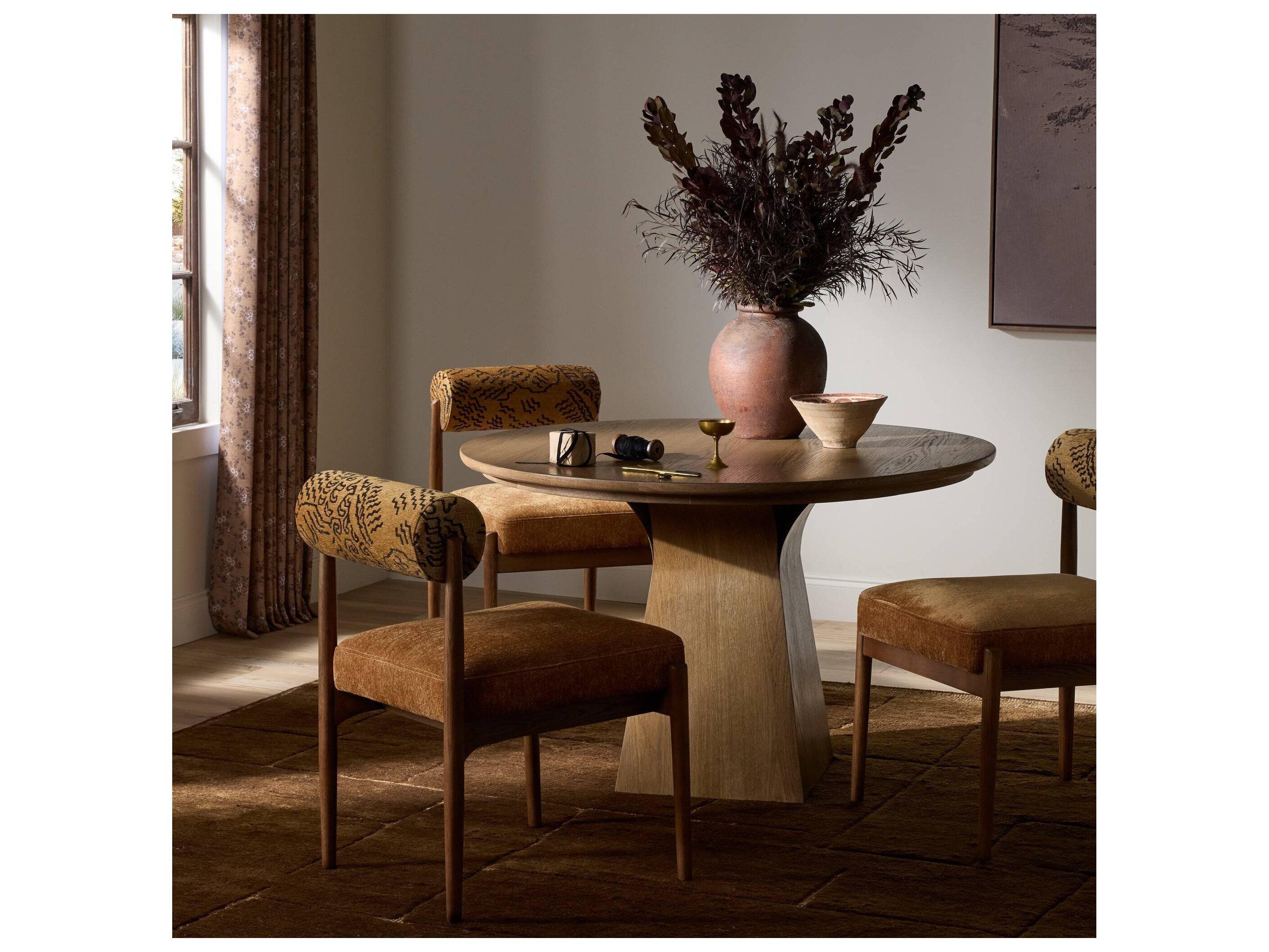 Four Hands Glenwood Round Wood Dining Table