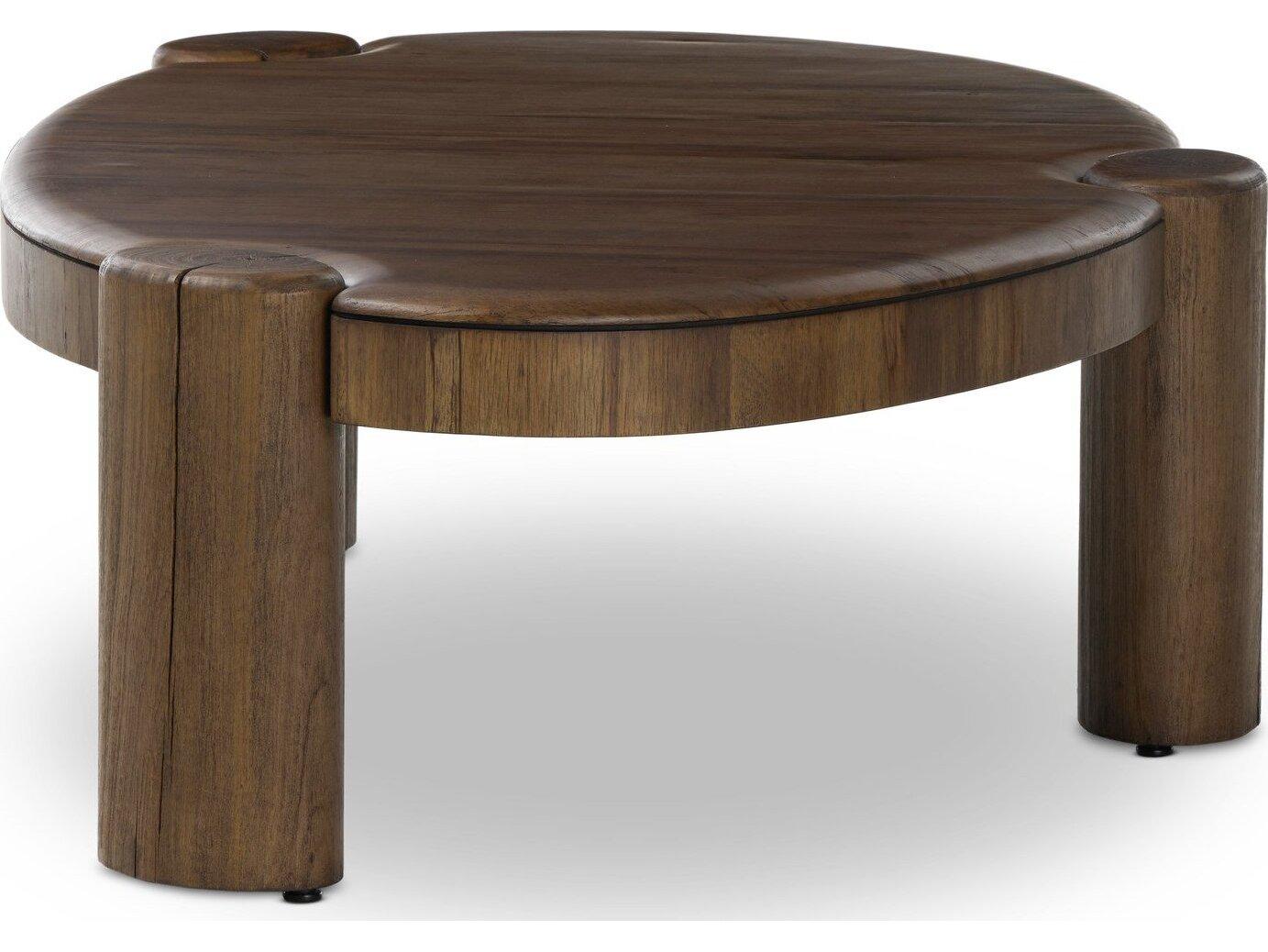 Four Hands Wesson Oval Wood Coffee Table