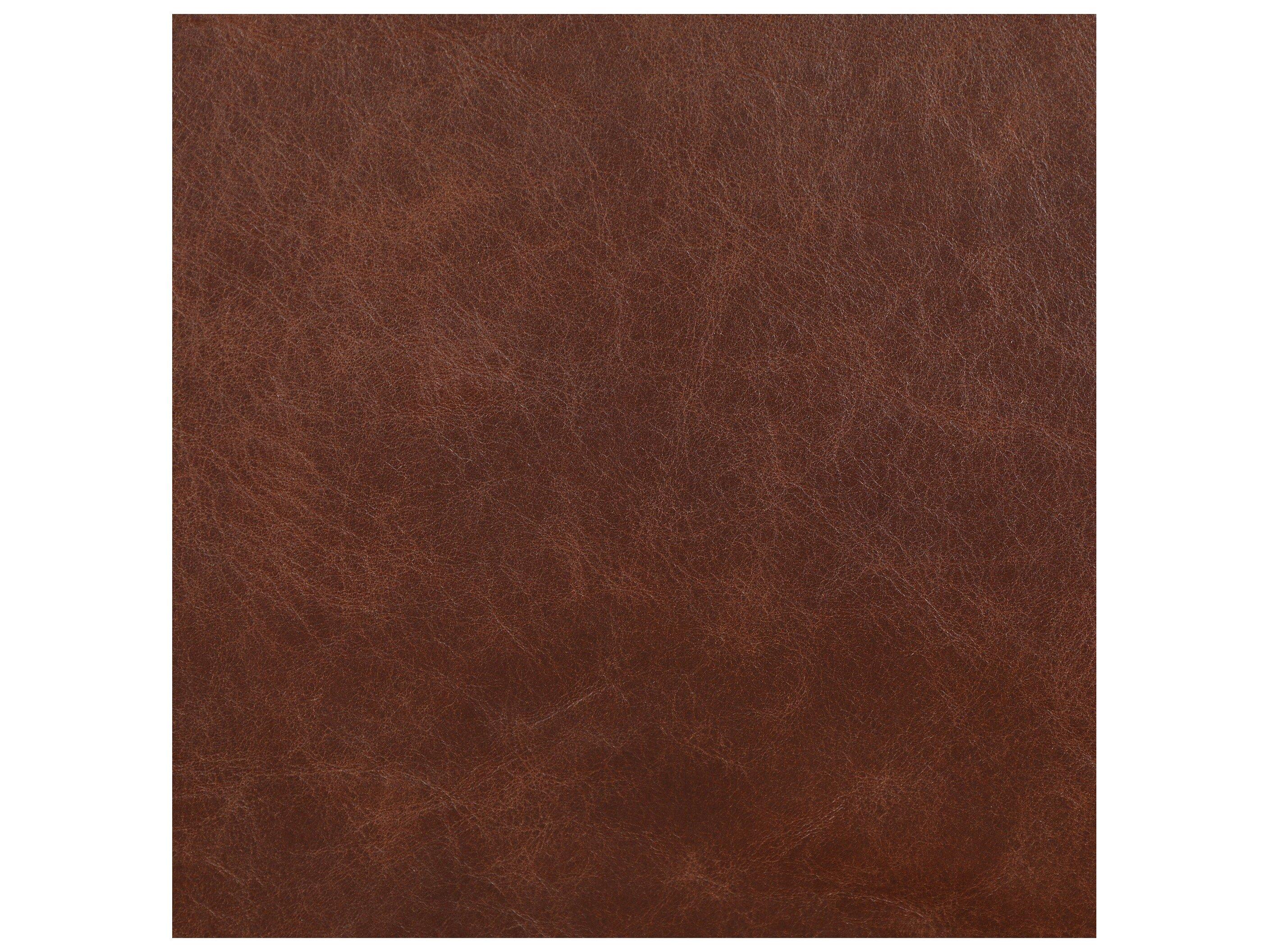 Four Hands Houghton Monte Mushroom Leather Armless Dining Chair