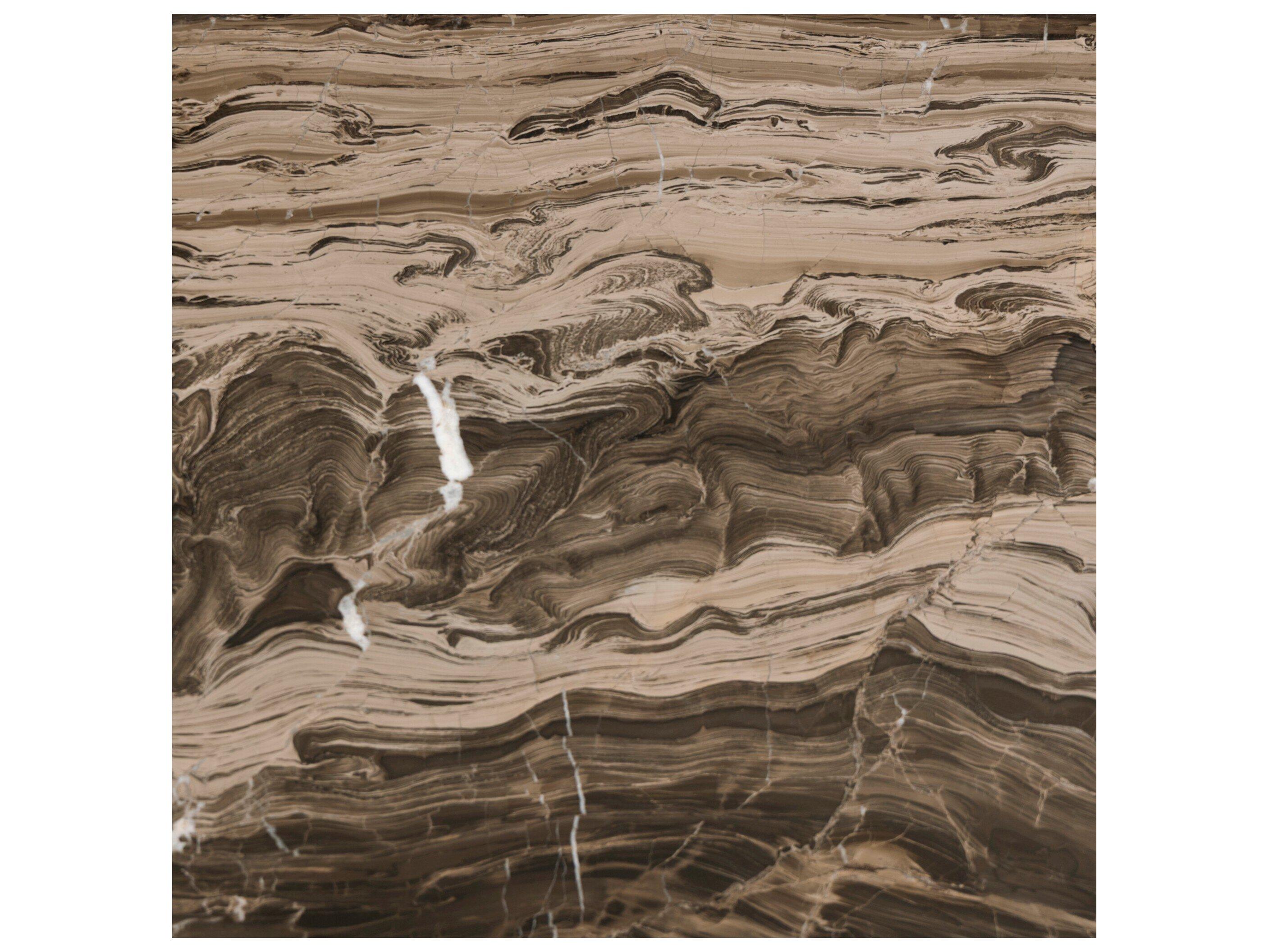 Four Hands Rockwell Rocky Brown Marble Writing Desk